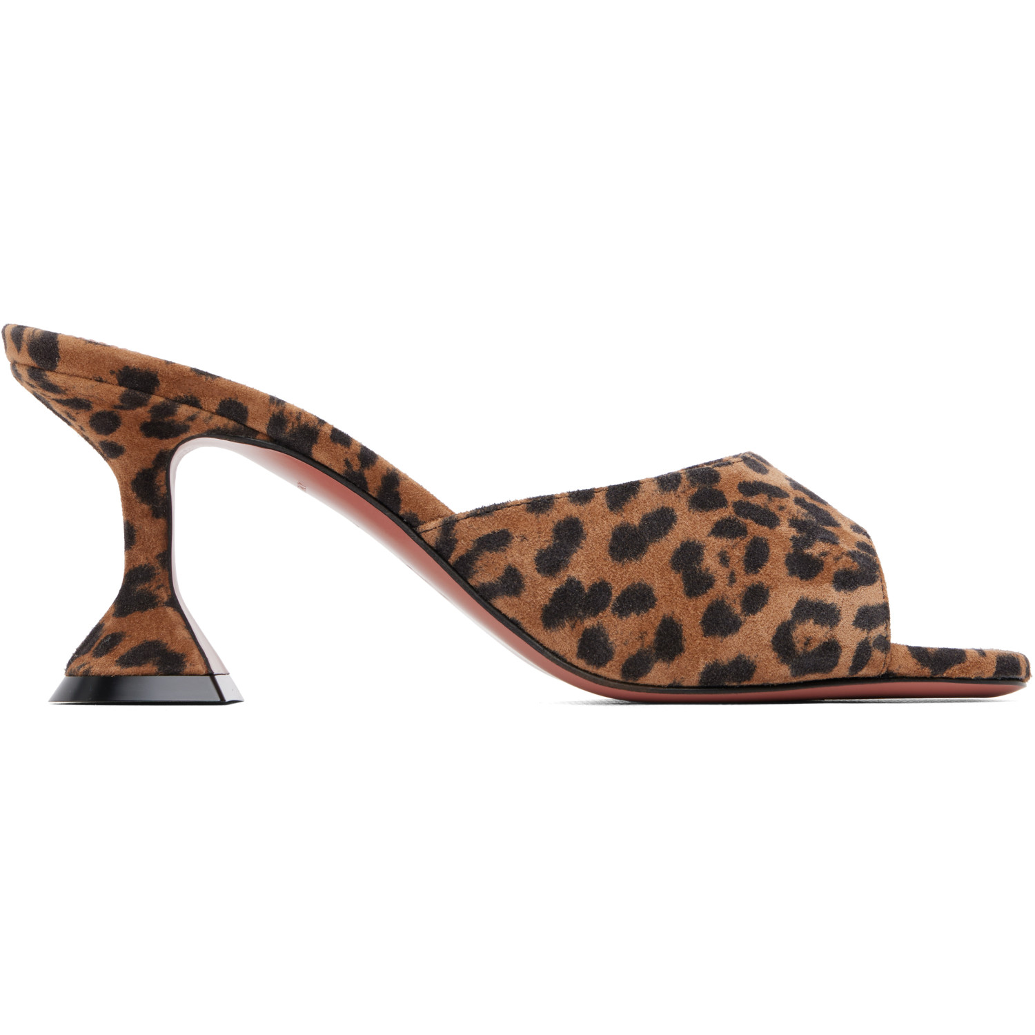 Amina Muaddi Brown Lupita Slipper 70 Heeled Sandals
