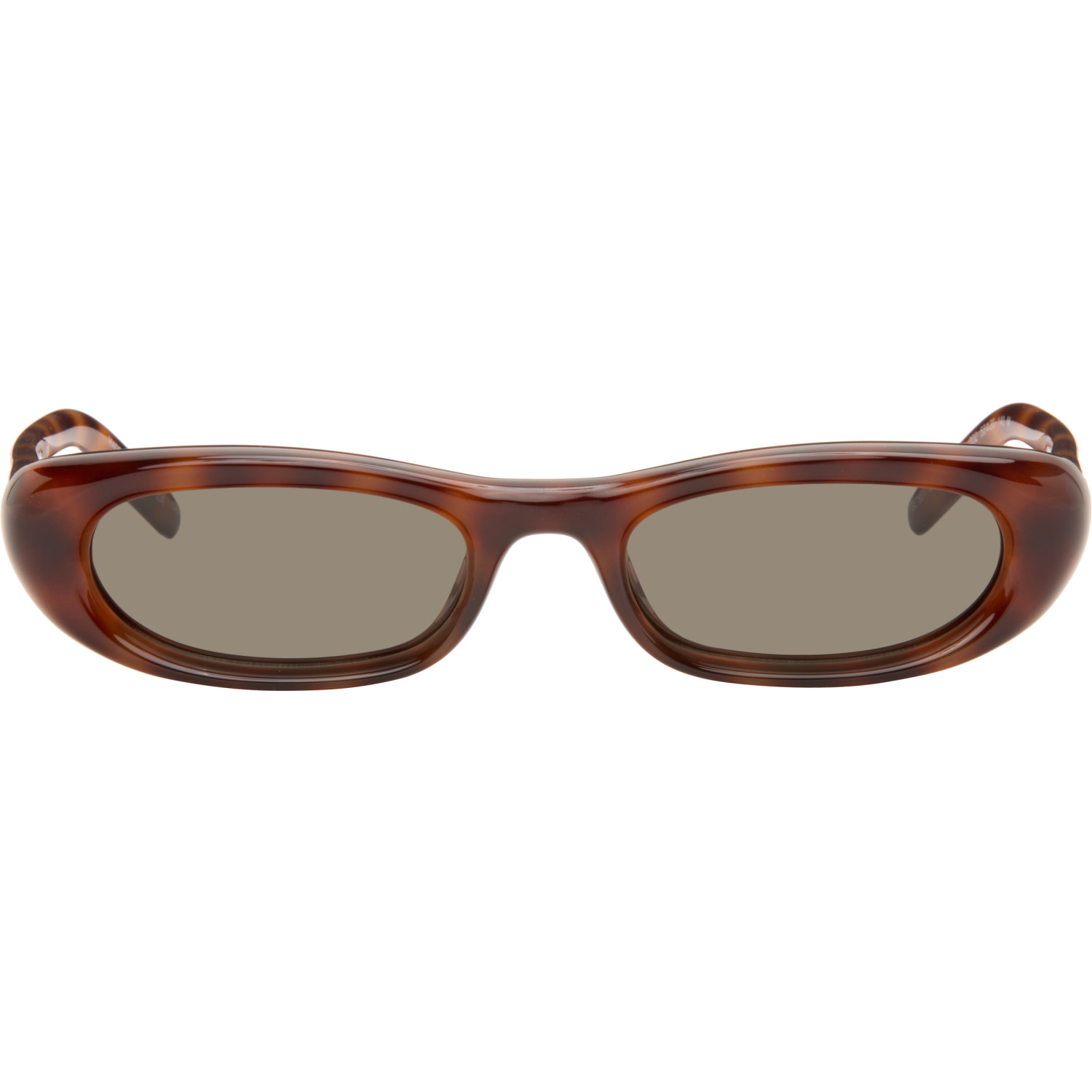 Saint Laurent Brown SL 557 Shade Plump Sunglasses