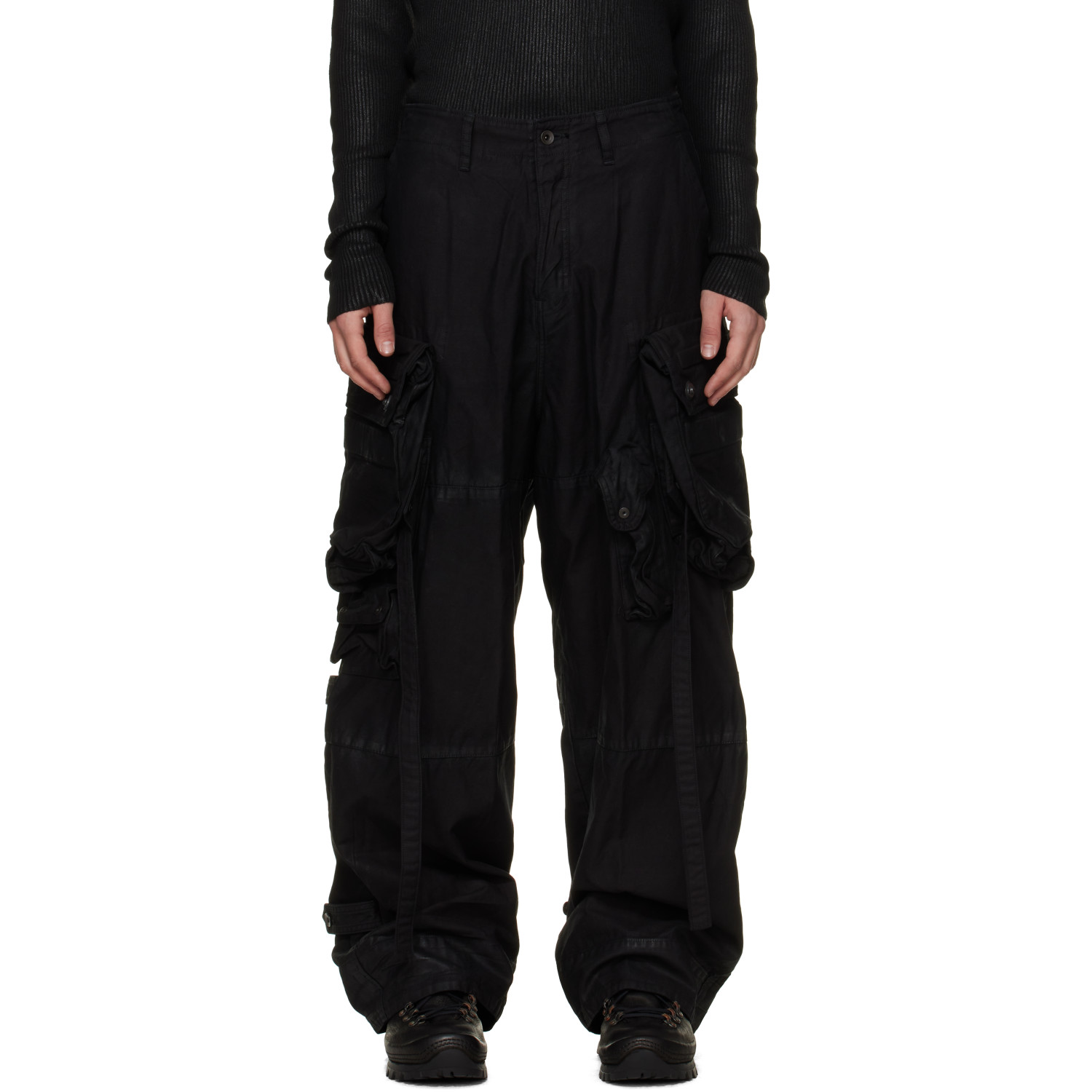 Julius Black Gas Mask Pants