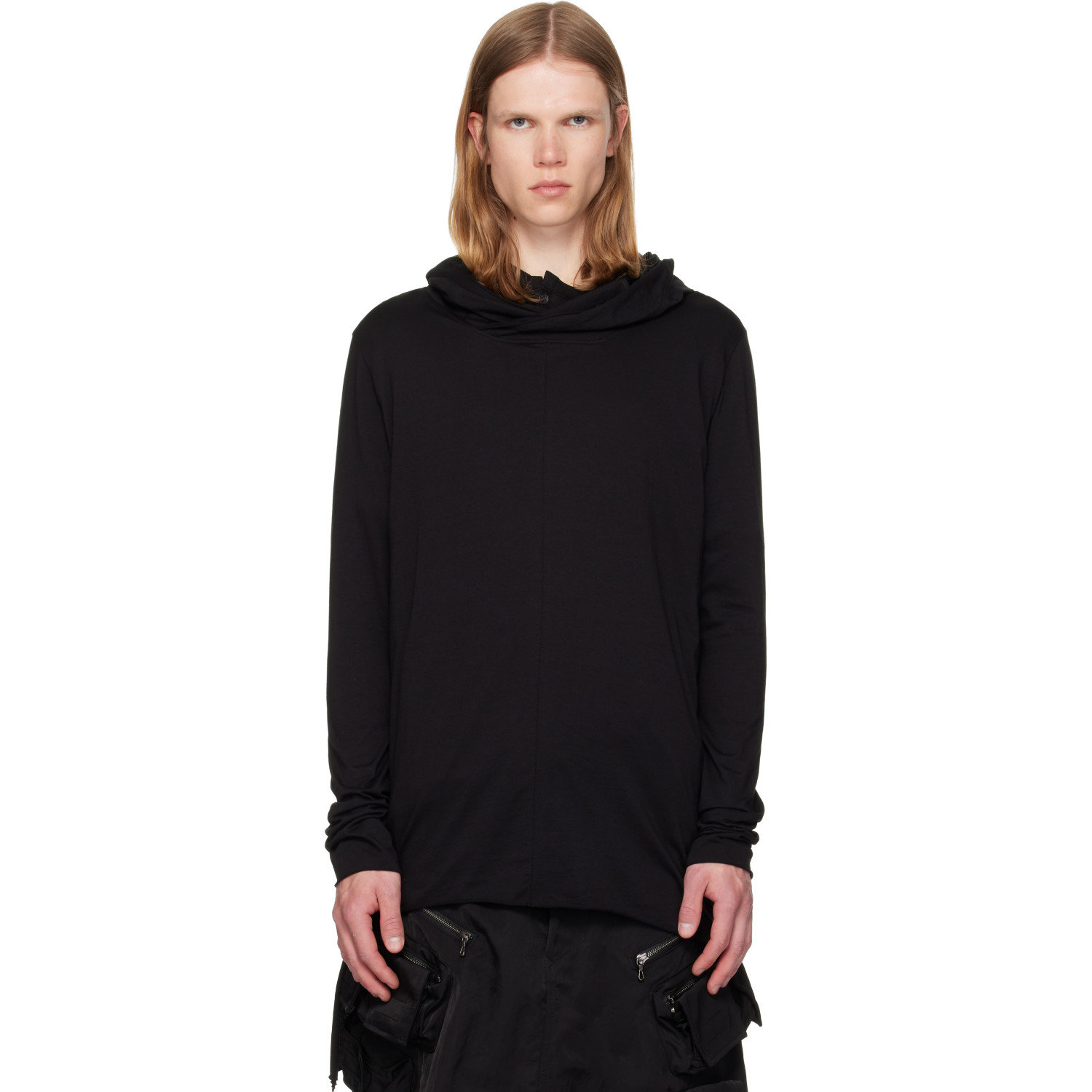 Julius Black Top Hoodie