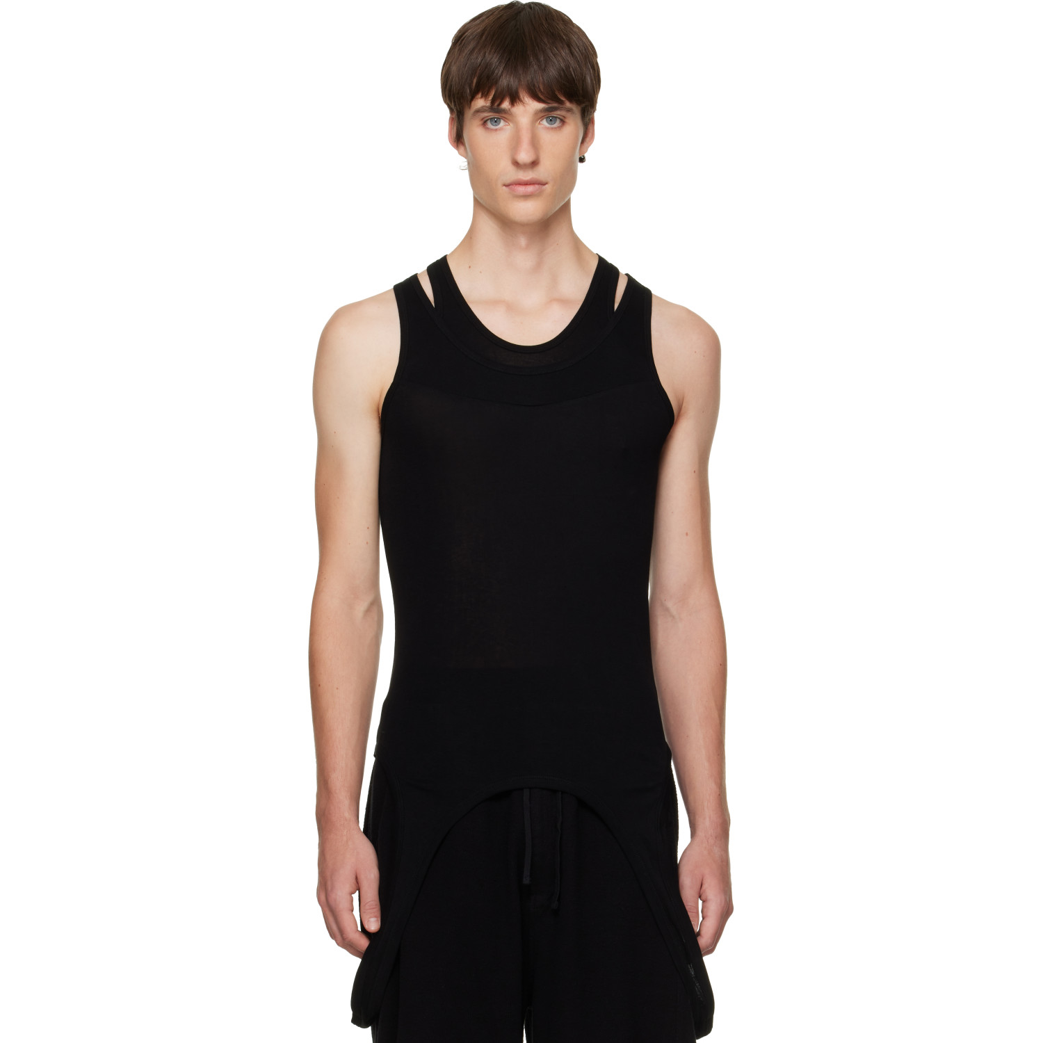 Julius Black Droid Tank Top