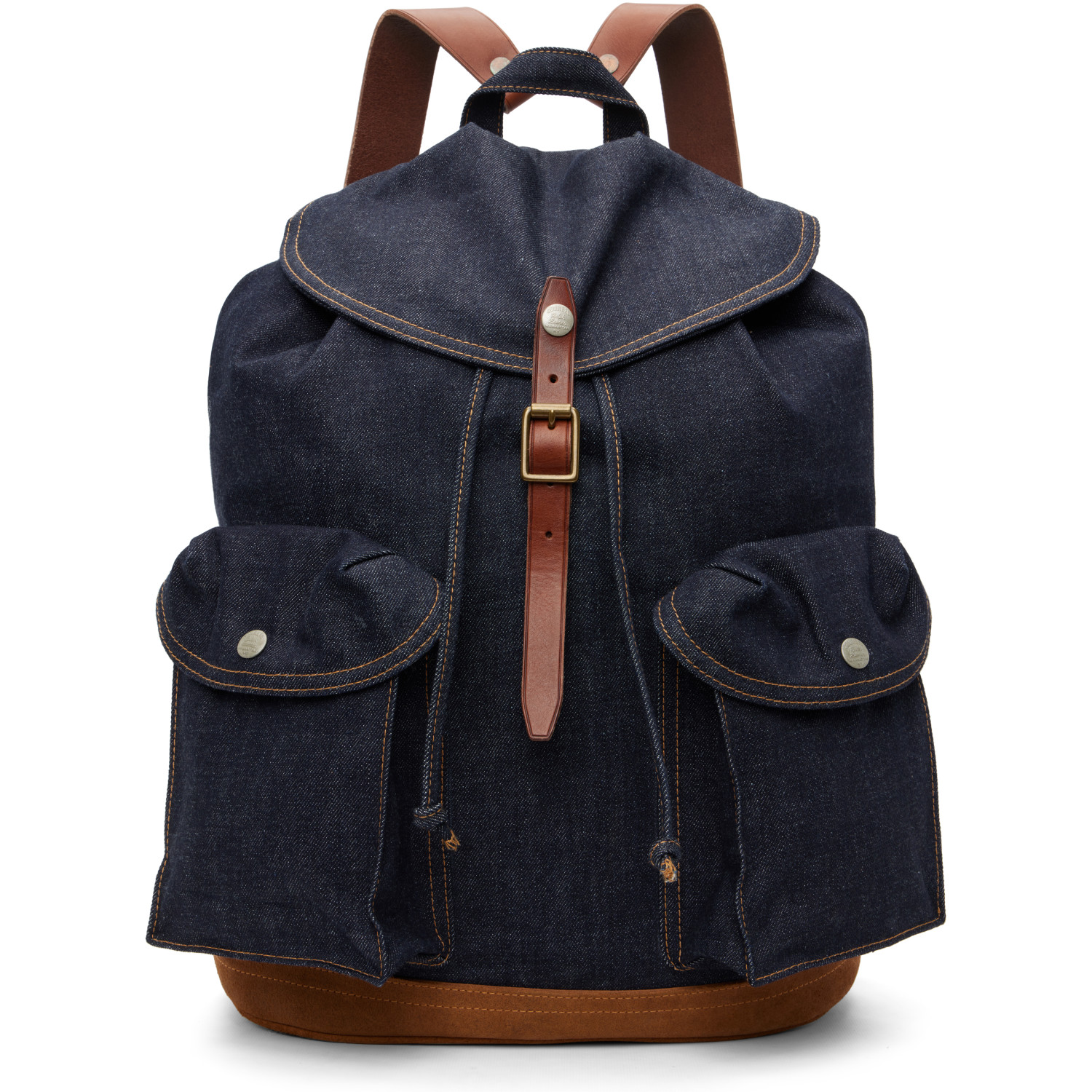 RRL Indigo Denim Rucksack Backpack
