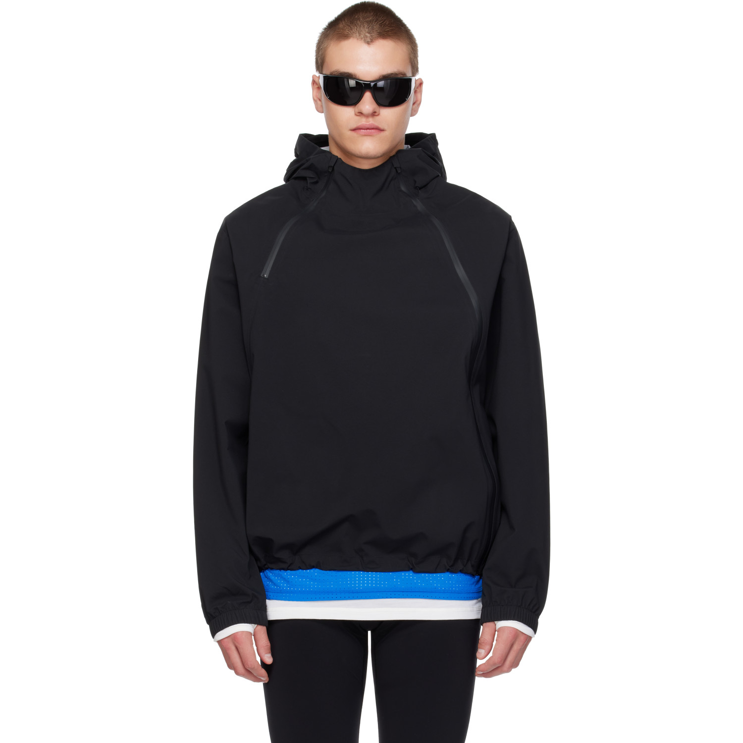 Literary Sport Black Emerson Running Jacket