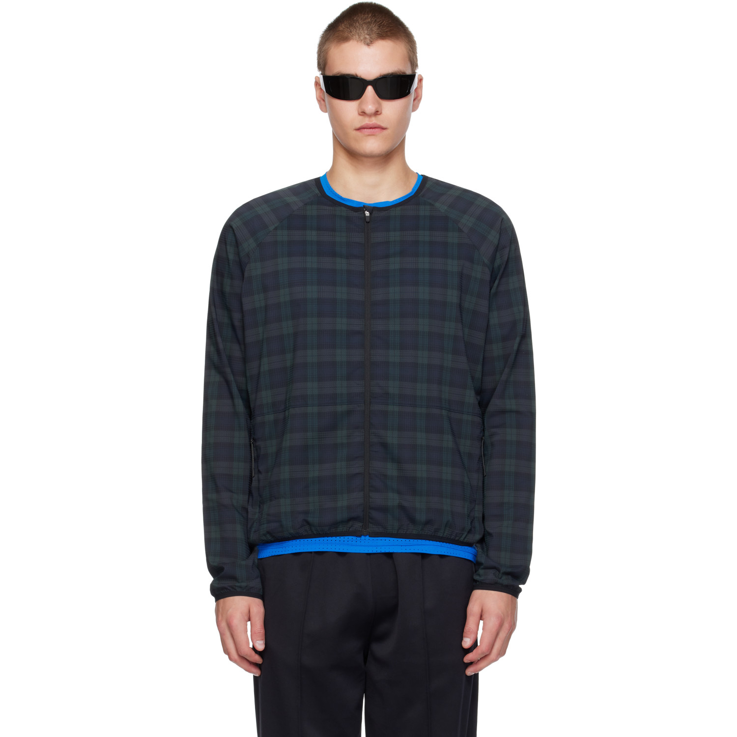 Literary Sport Green & Navy Leo Jacket