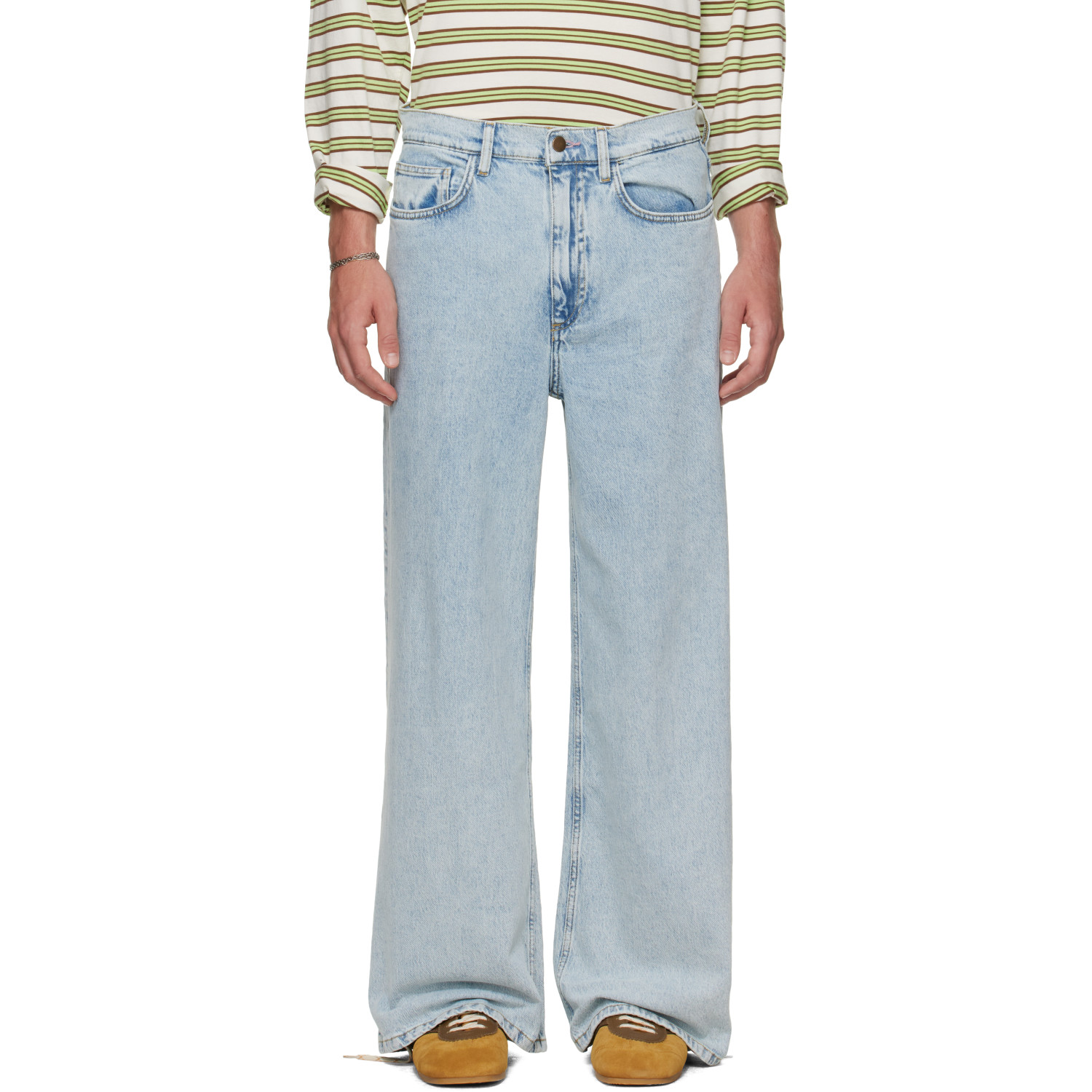 Sanderlak Blue Wide Jeans