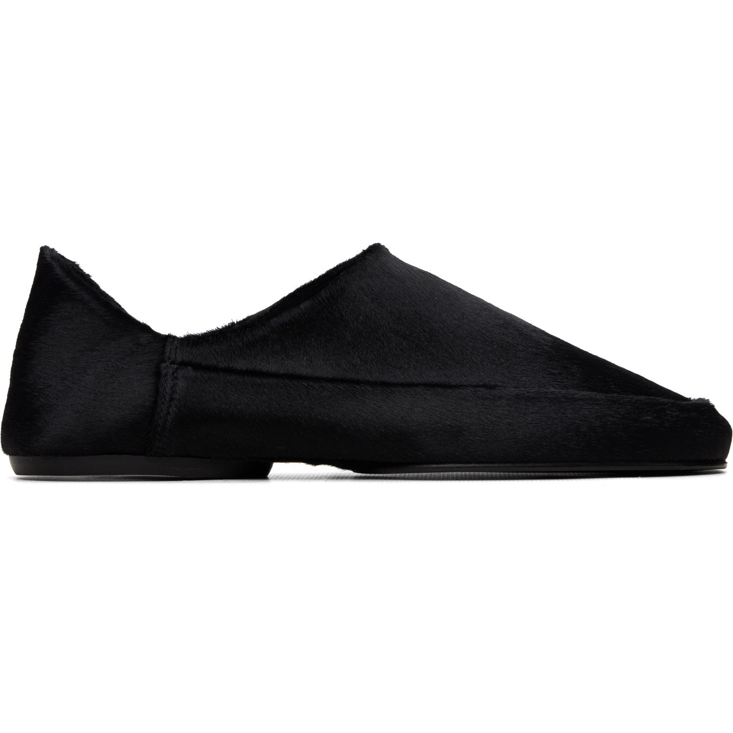JUDE Black Floor Slippers