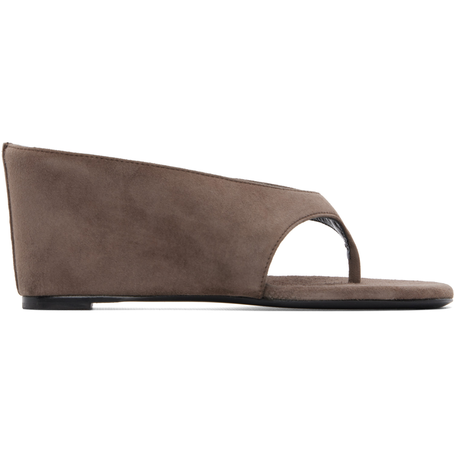 JUDE SSENSE Exclusive Brown Yaga Wedge Heeled Sandals
