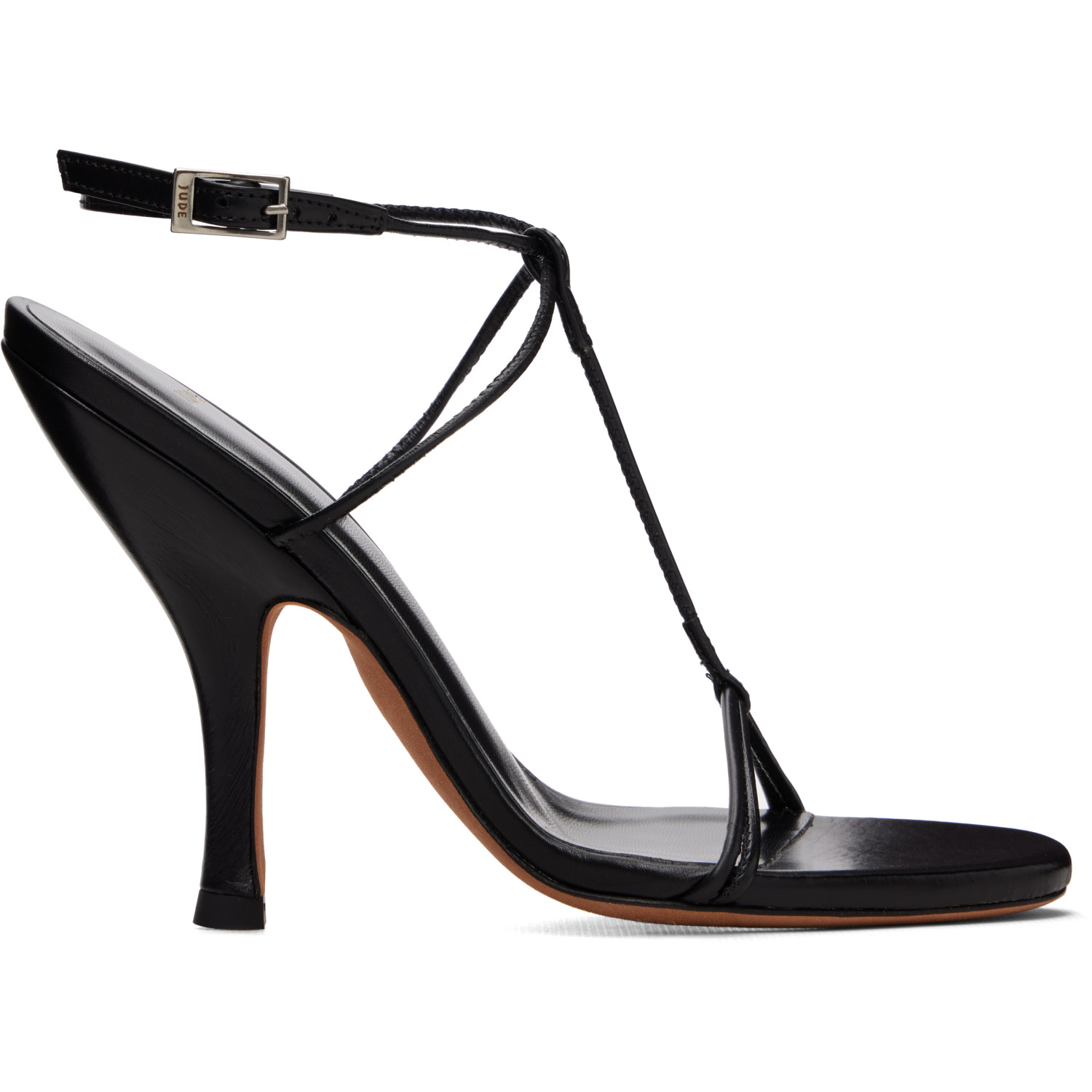 JUDE Black Mixer Heeled Sandals