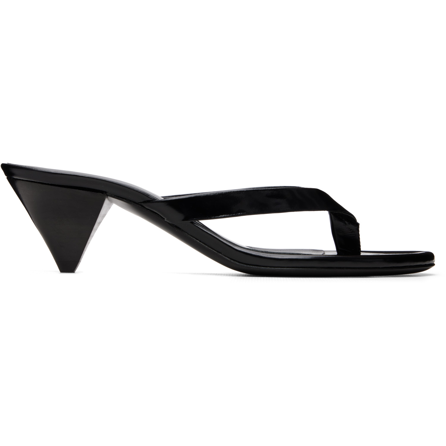 JUDE SSENSE Exclusive Black Rooty Heeled Sandals