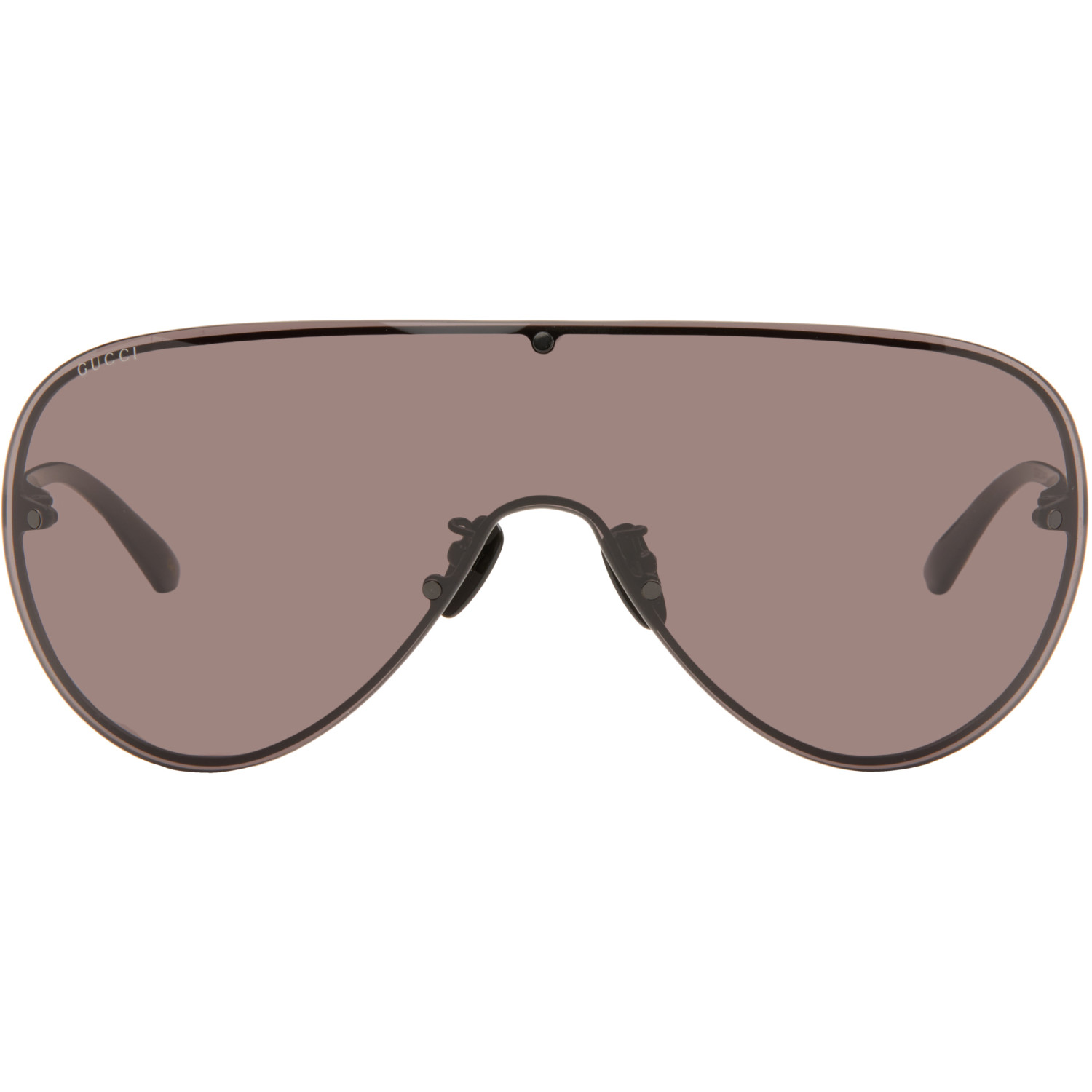 Gucci Black Mask Frame Sunglasses