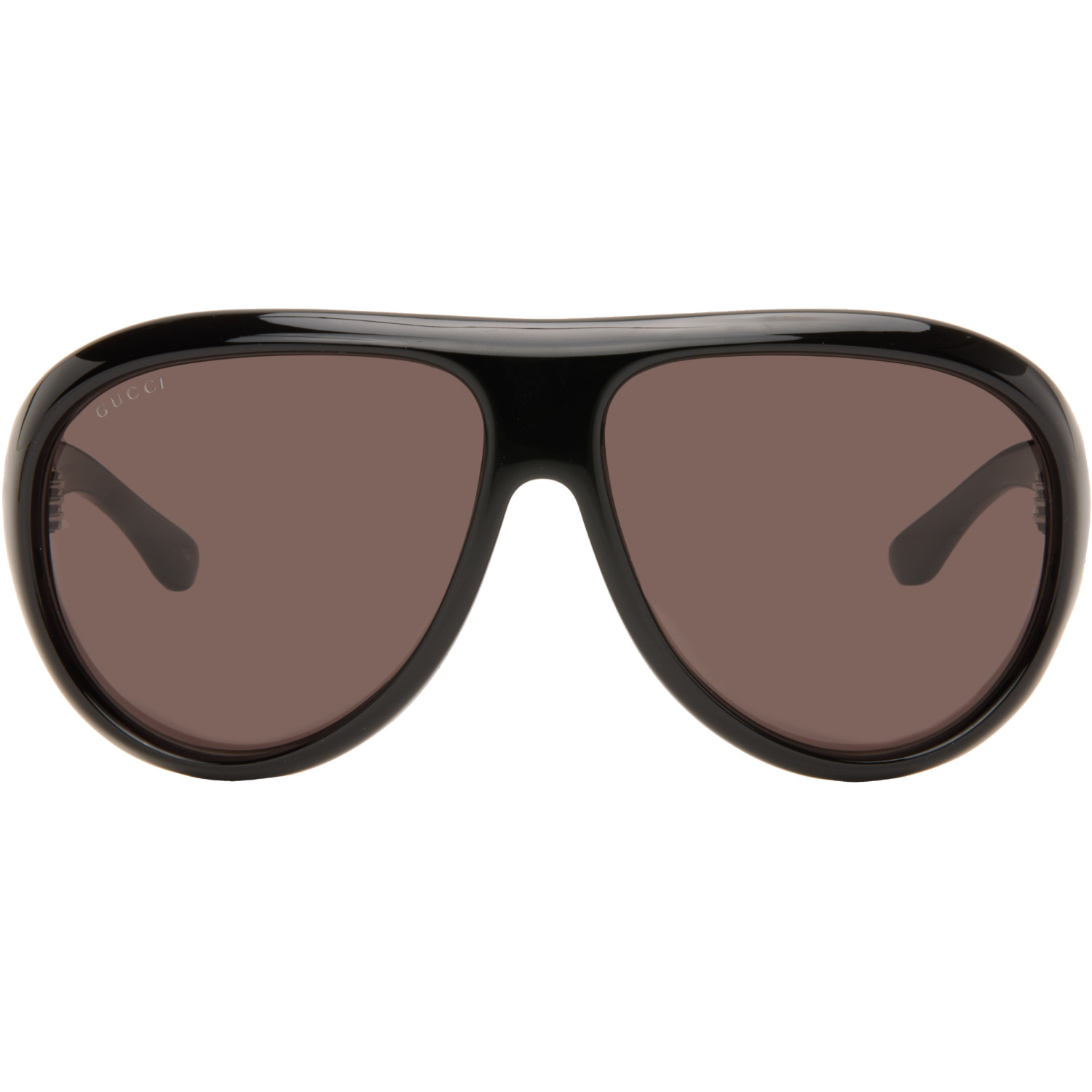 Gucci Black Pilot Frame Sunglasses