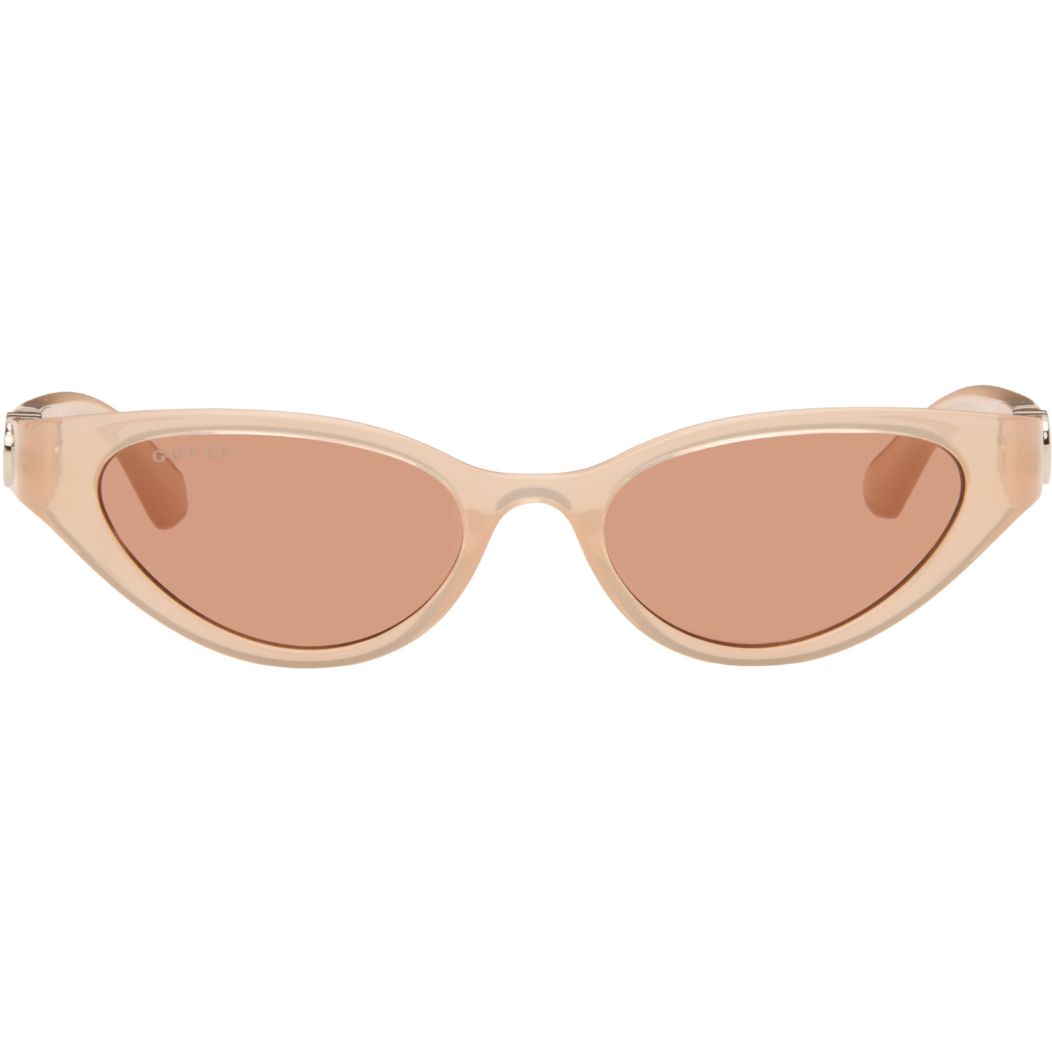 Gucci Pink Emblem Cat Eye Sunglasses