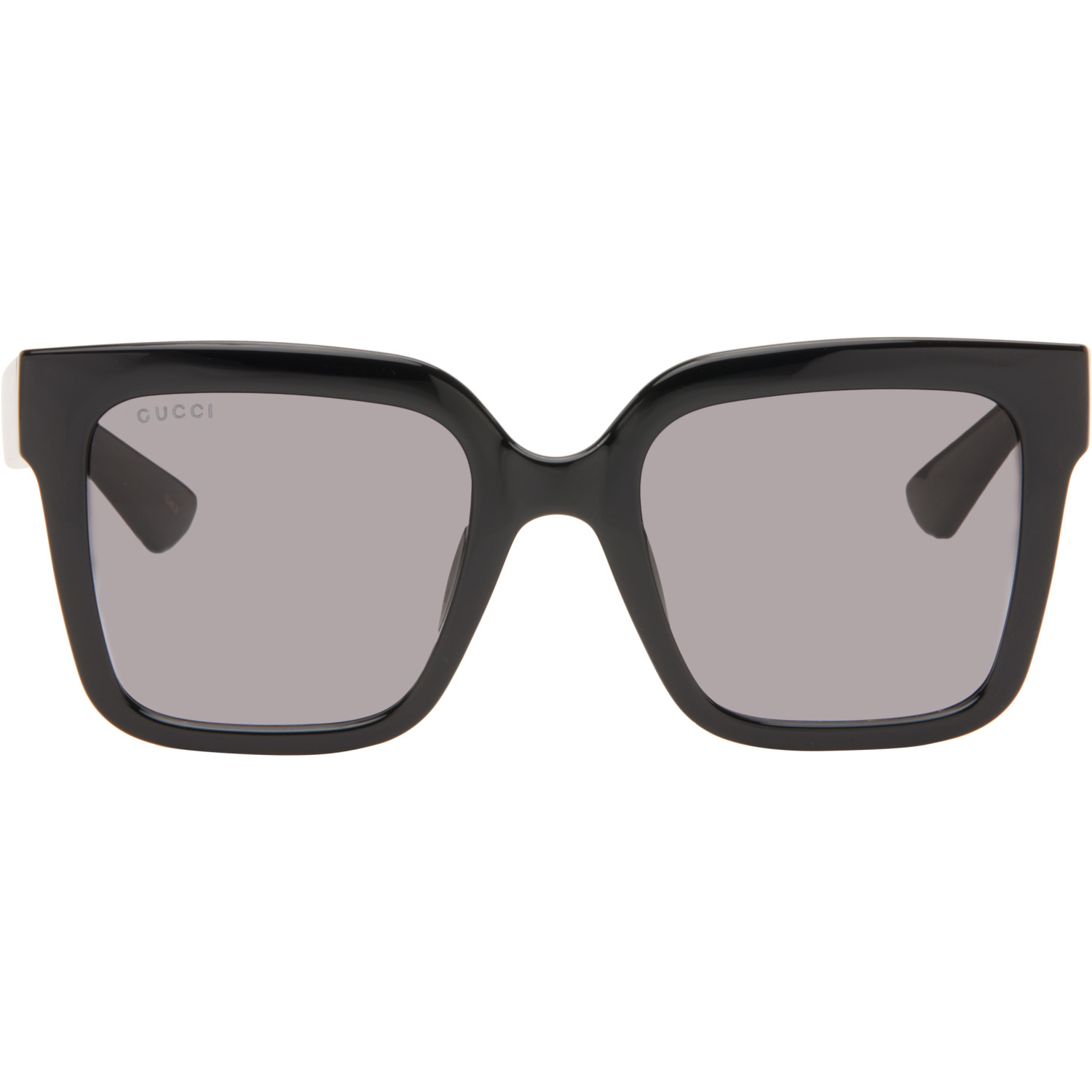 Gucci Black Emblem Square Frame Sunglasses
