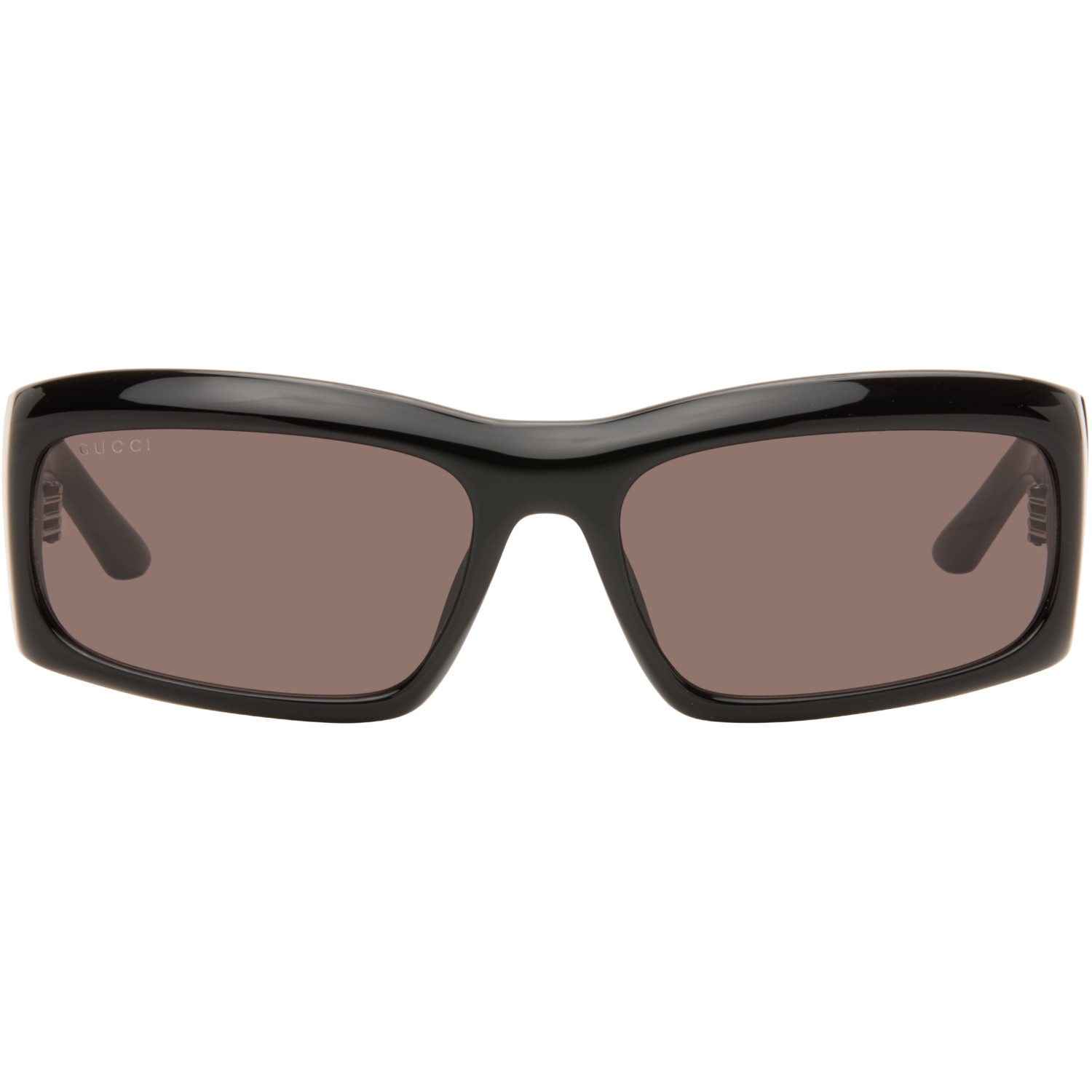 Gucci Black Rectangular Frame Sunglasses