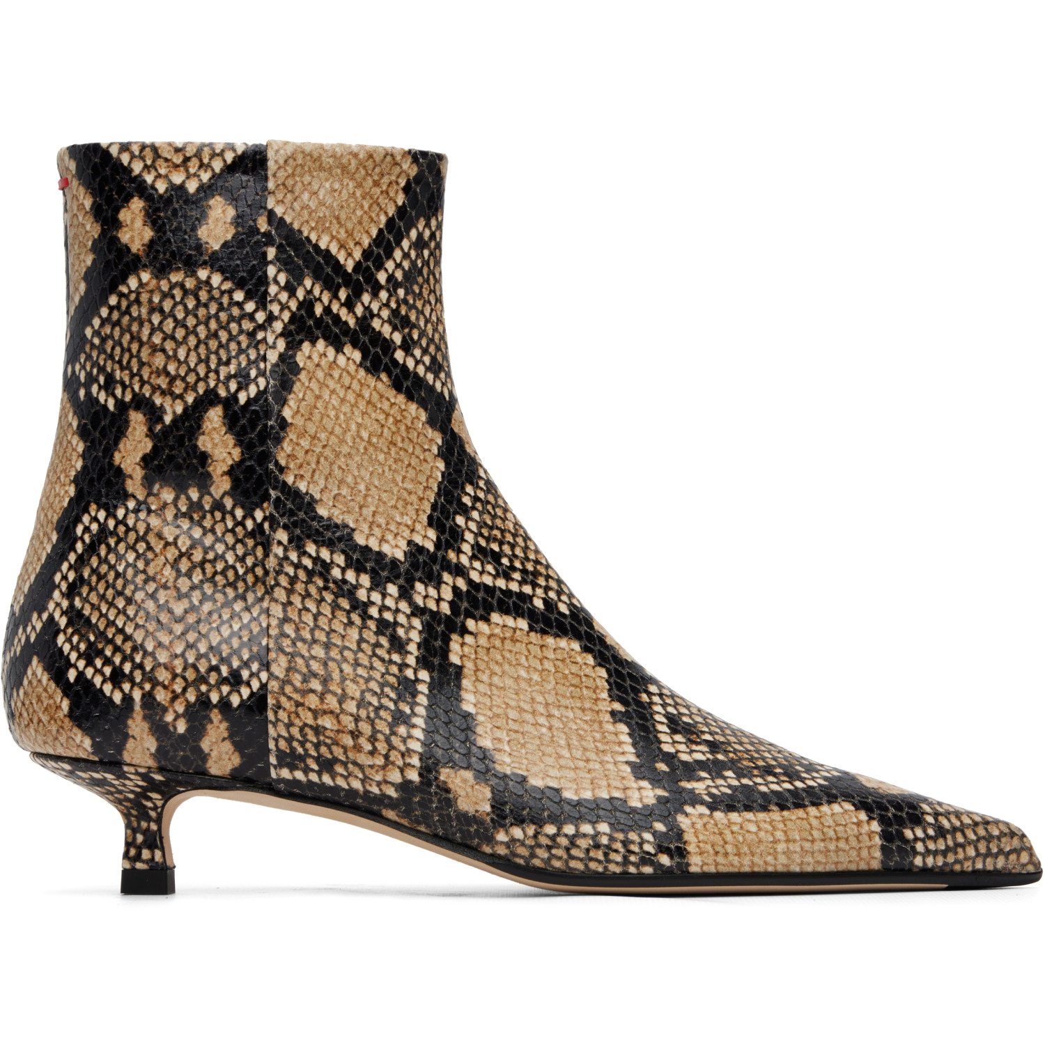 Aeyde Beige Sofie Leather Ankle Boots