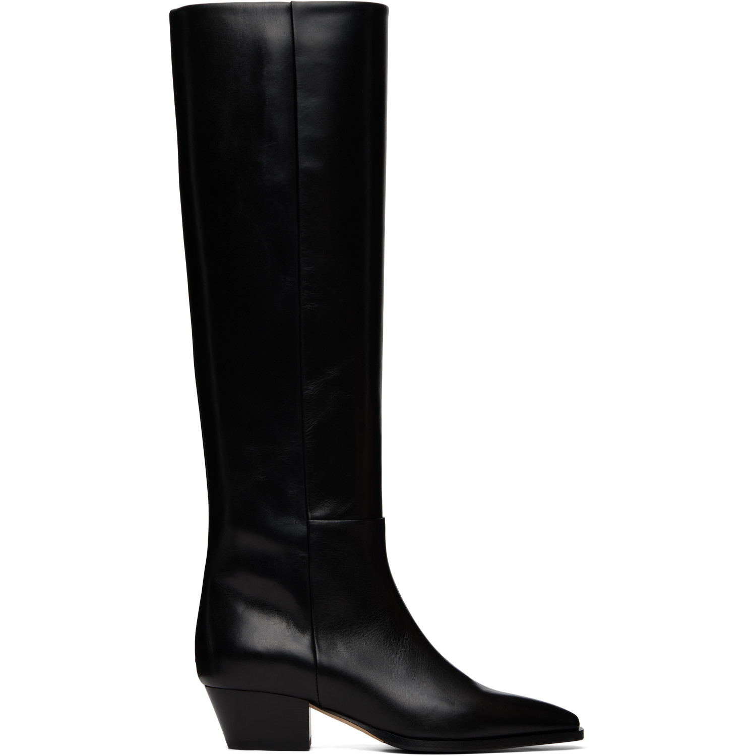 Aeyde Black Medea Knee-High Boots