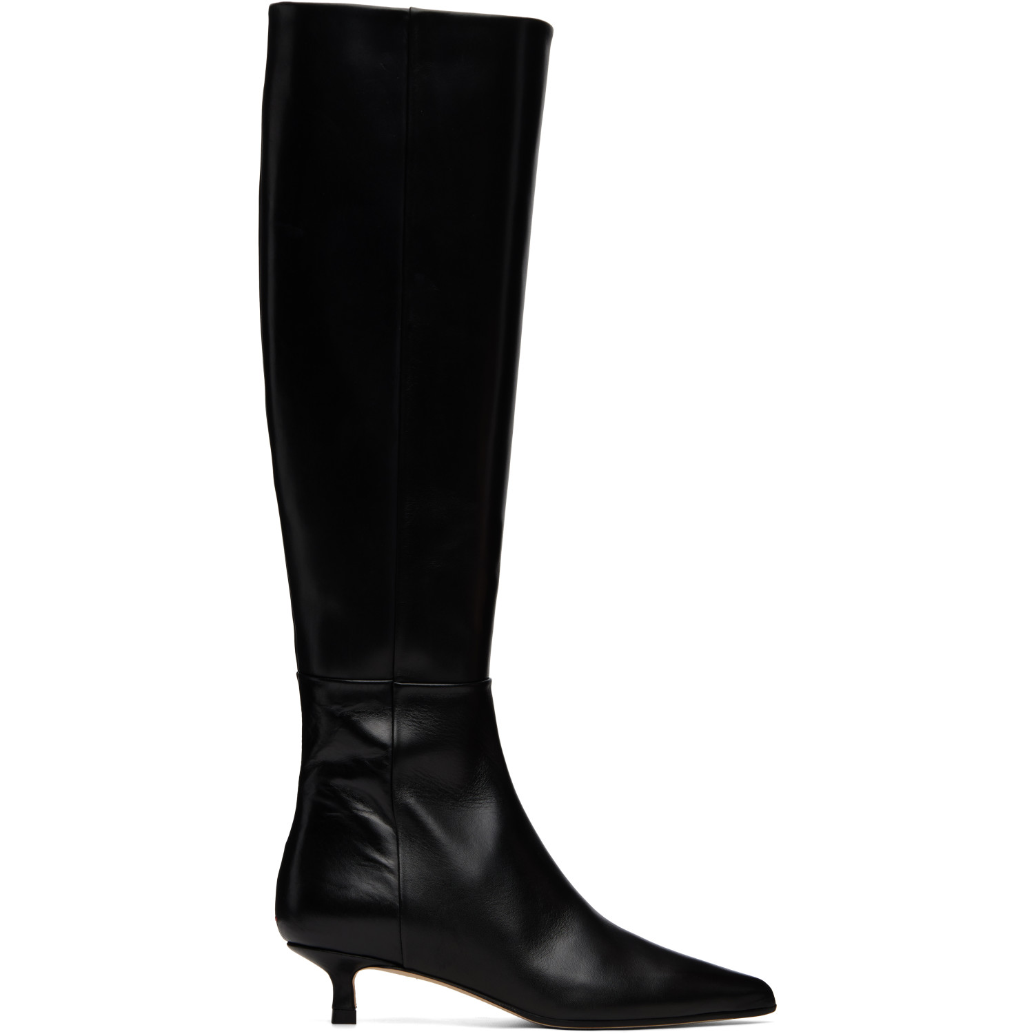 Aeyde Black Sabrina Knee-High Boots
