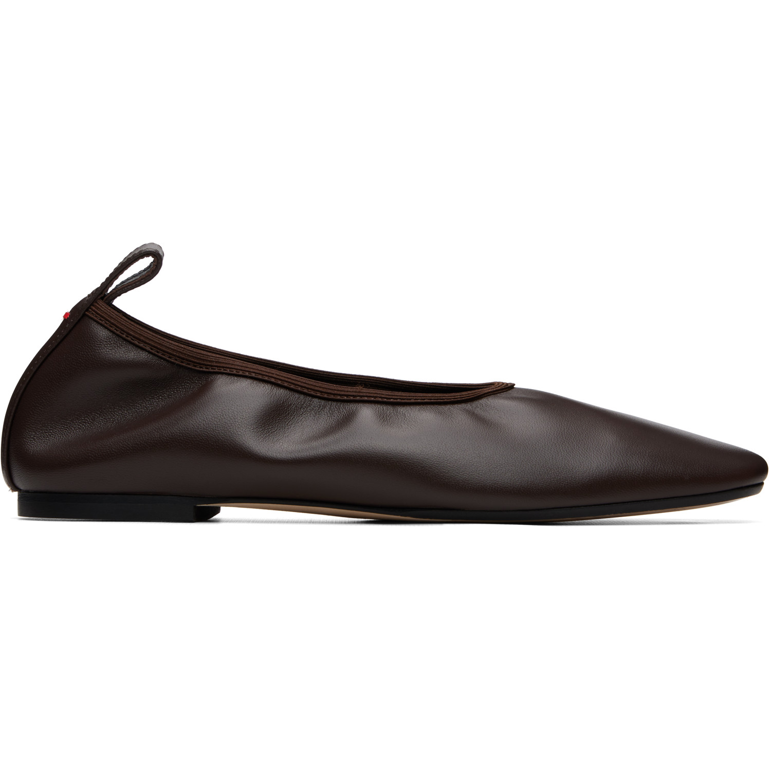 Aeyde Brown Dex Ballerina Flats