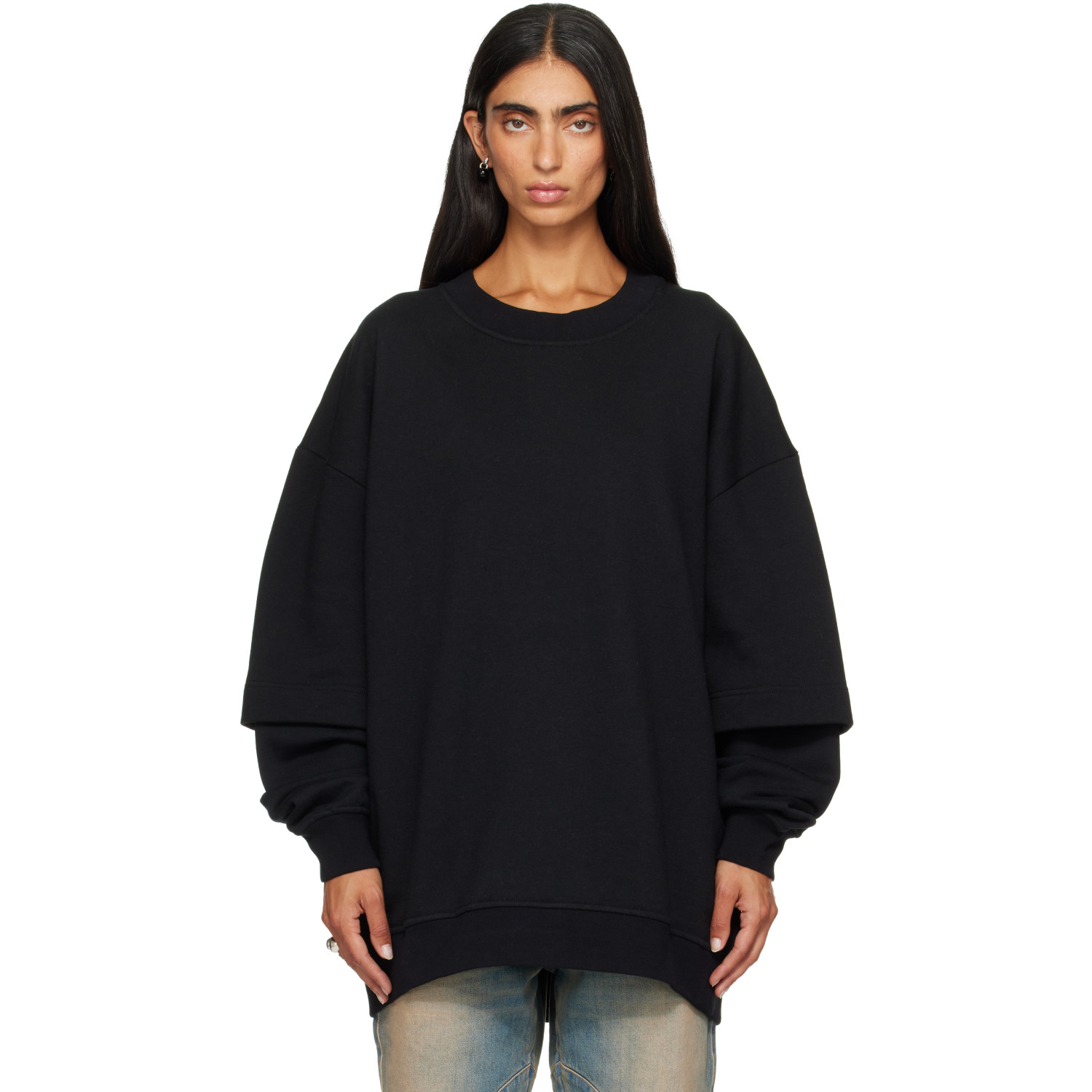 SECONDA Black SSENSE Exclusive Luna Sweatshirt