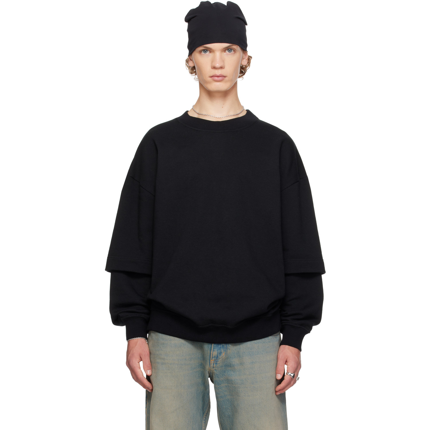 SECONDA Black Luna Sweatshirt