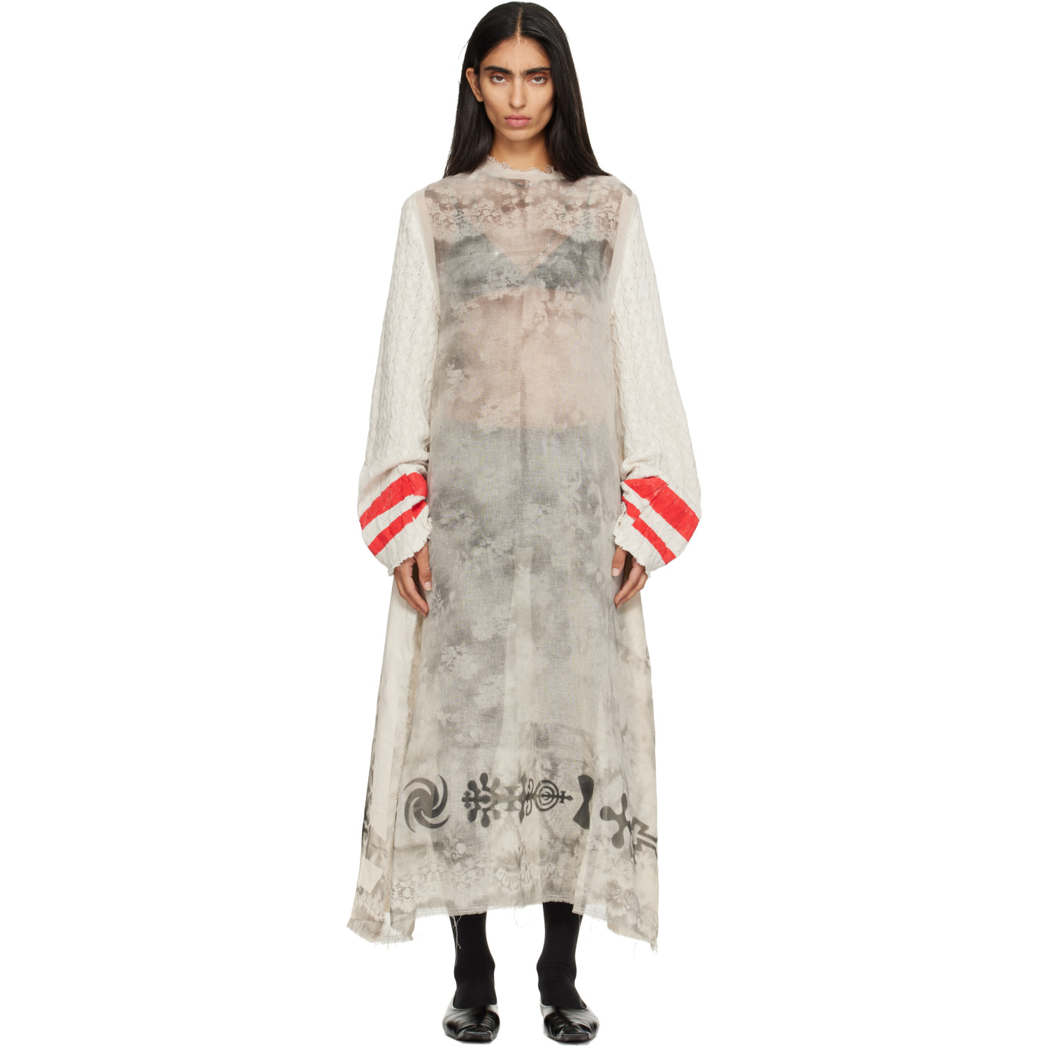 Joone Joonam Off-White College D’Arc Maxi Dress