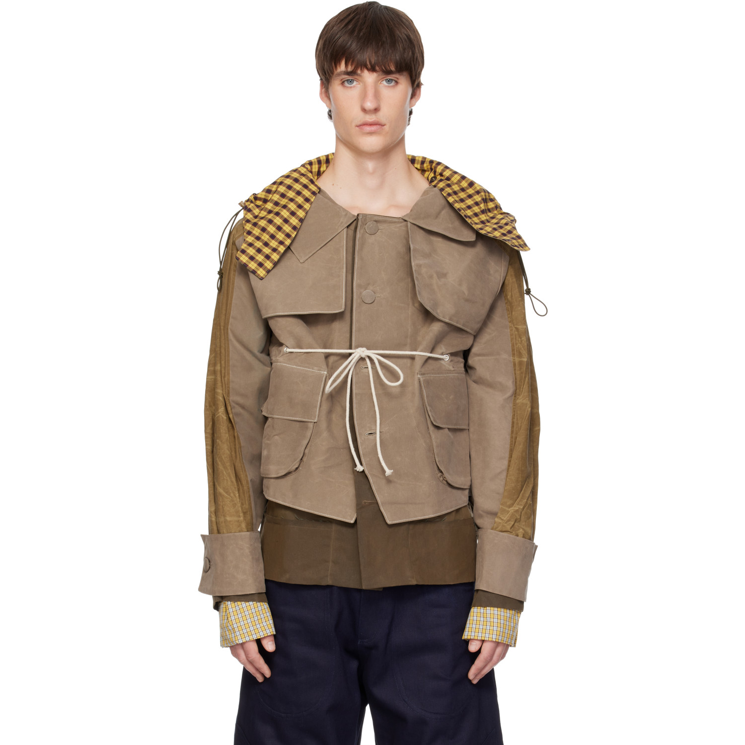 Joone Joonam Khaki Angelo Villa Coat