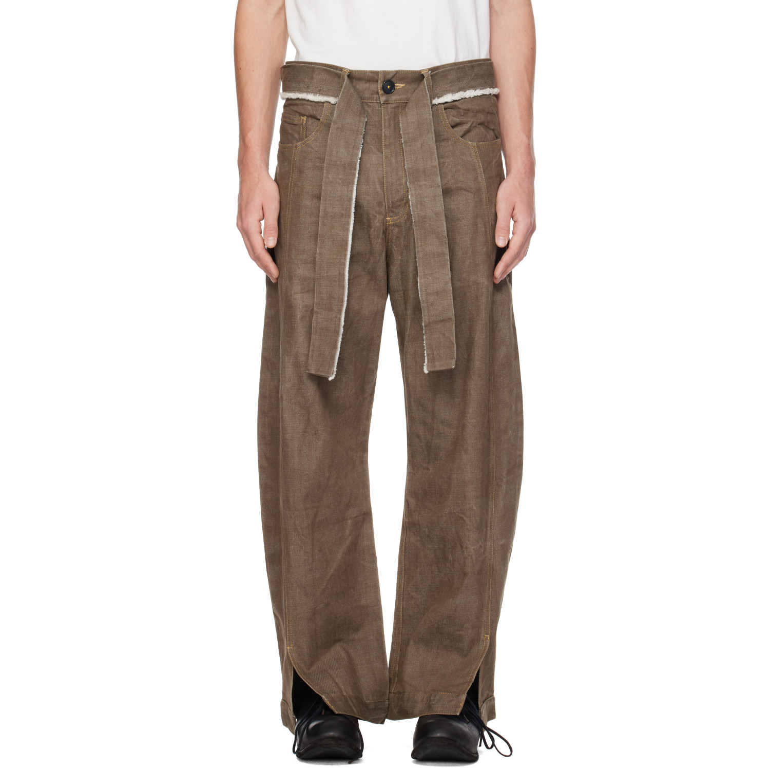 Joone Joonam Brown Band O-Denim Jeans