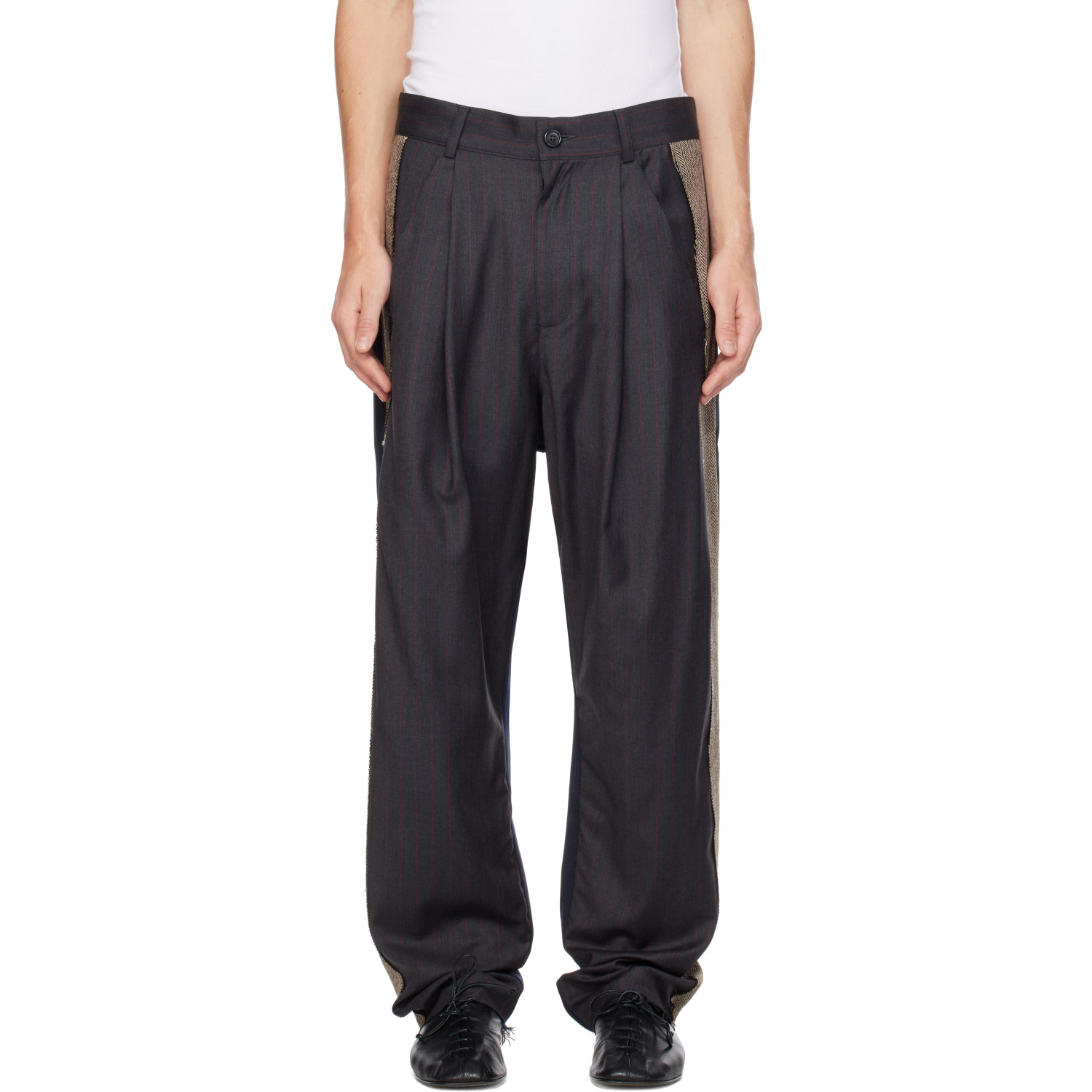 Joone Joonam Gray Mix Trousers