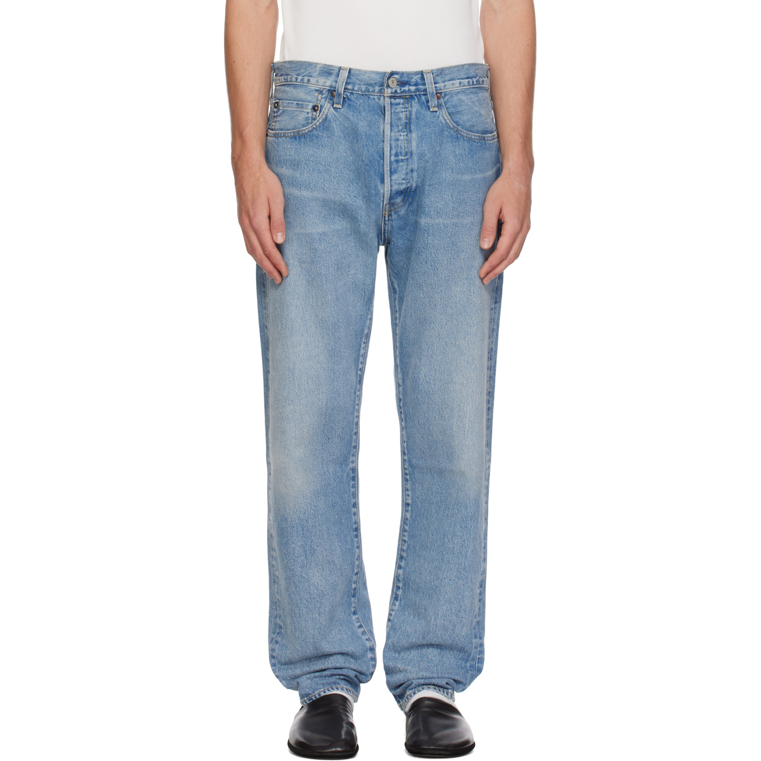 Levi's Blue Tab Blue 1980s 501 Original Selvedge Jeans