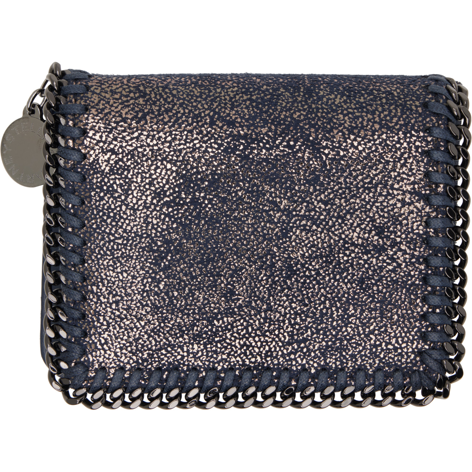 Stella McCartney Navy Falabella Bi-Fold Wallet