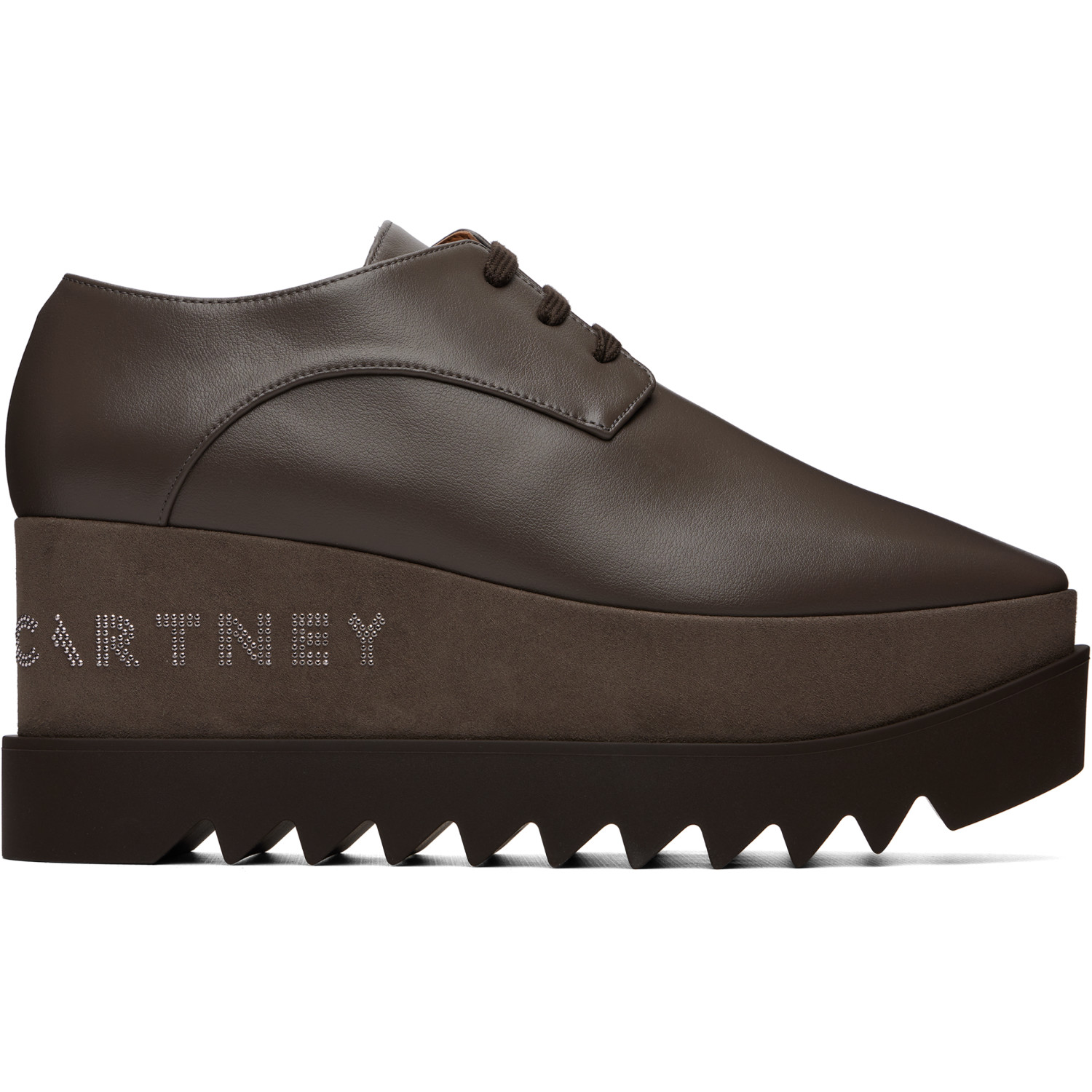 Stella McCartney Taupe Elyse Platform Derbys
