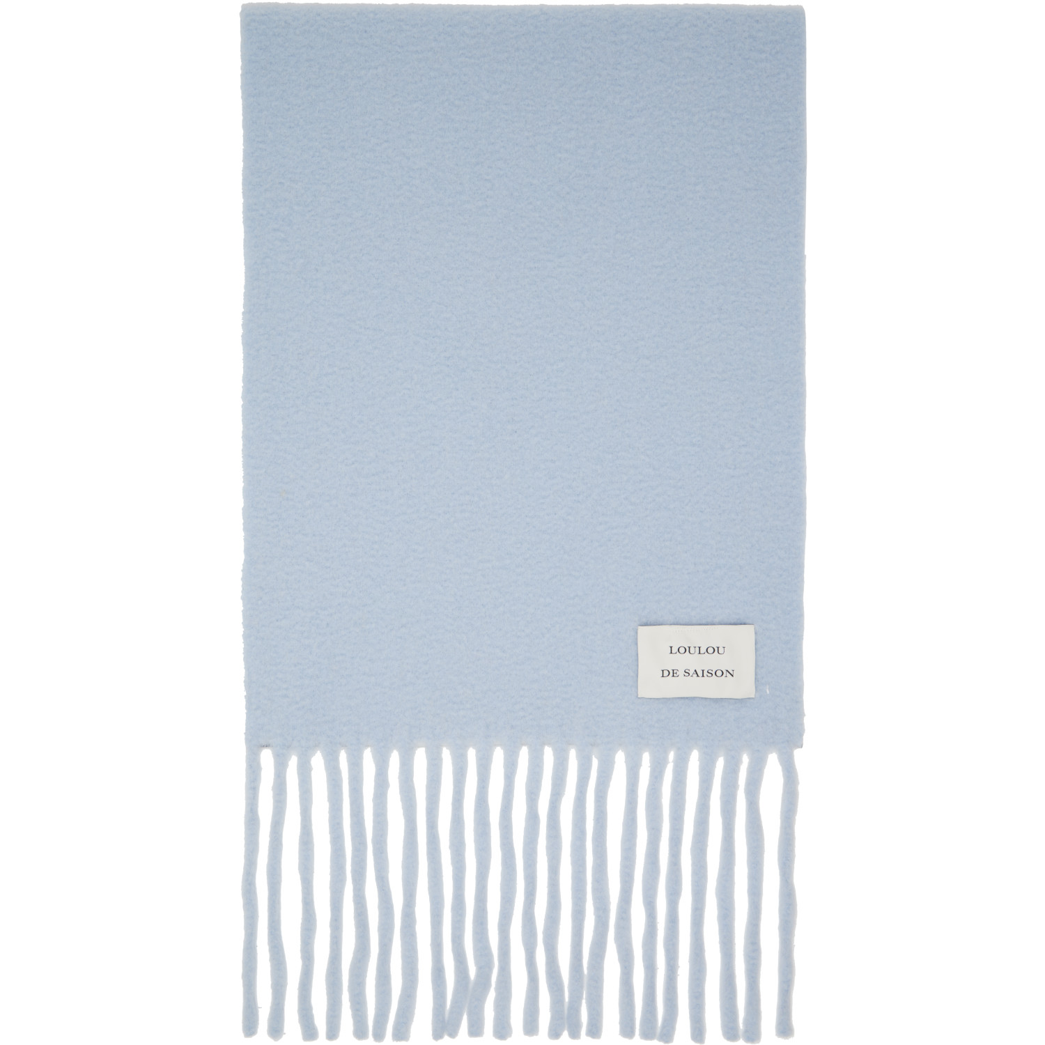 Loulou de Saison Blue SANTO LDS Alpaca Scarf