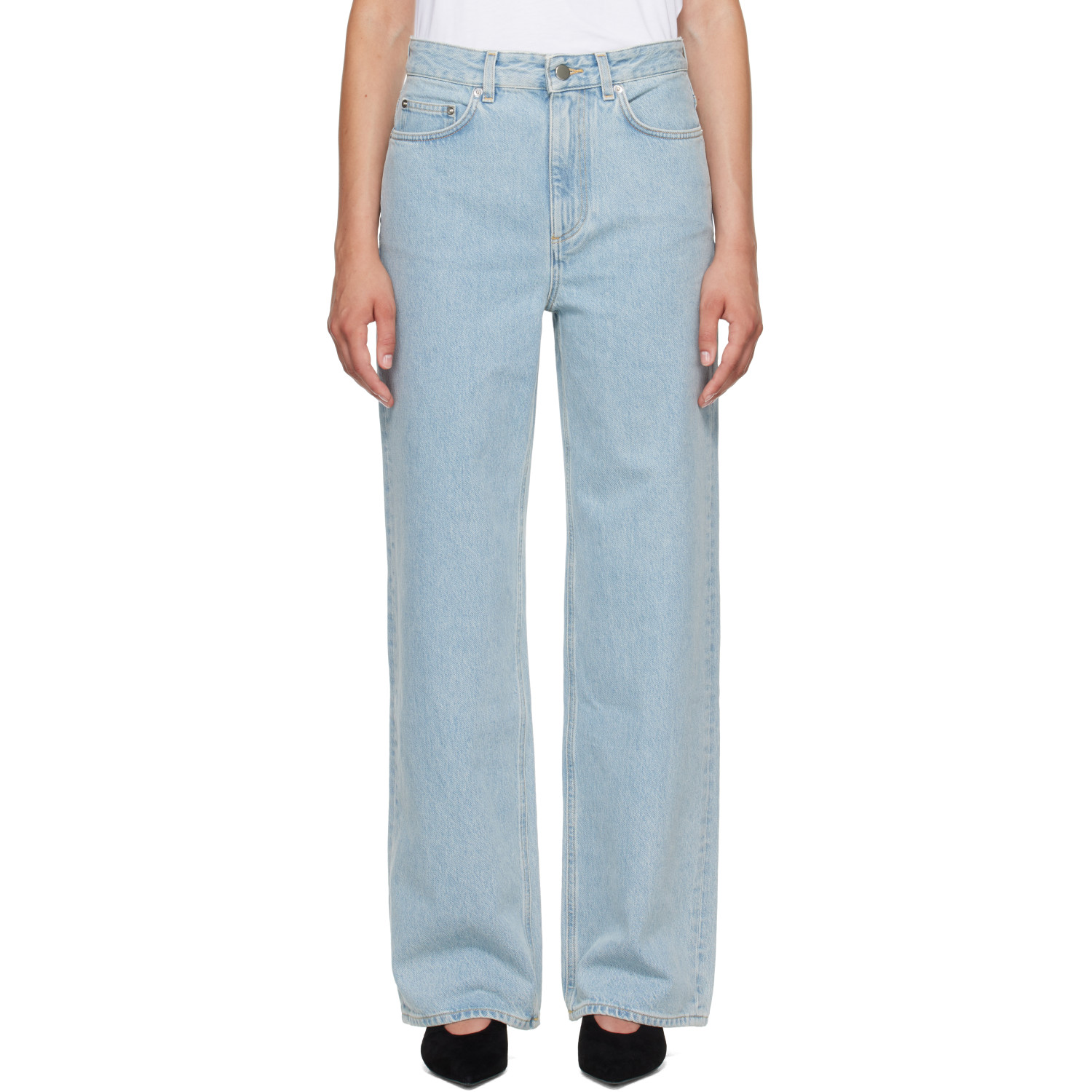 Loulou de Saison Blue MICO Wide Leg Jeans