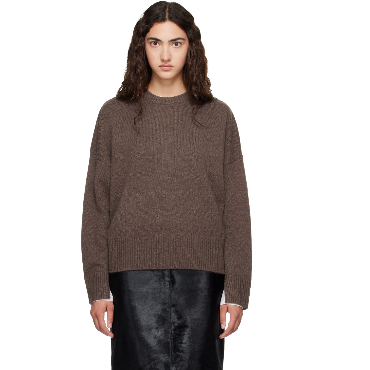 Loulou de Saison Brown ANTON LDS Cashmere Sweater