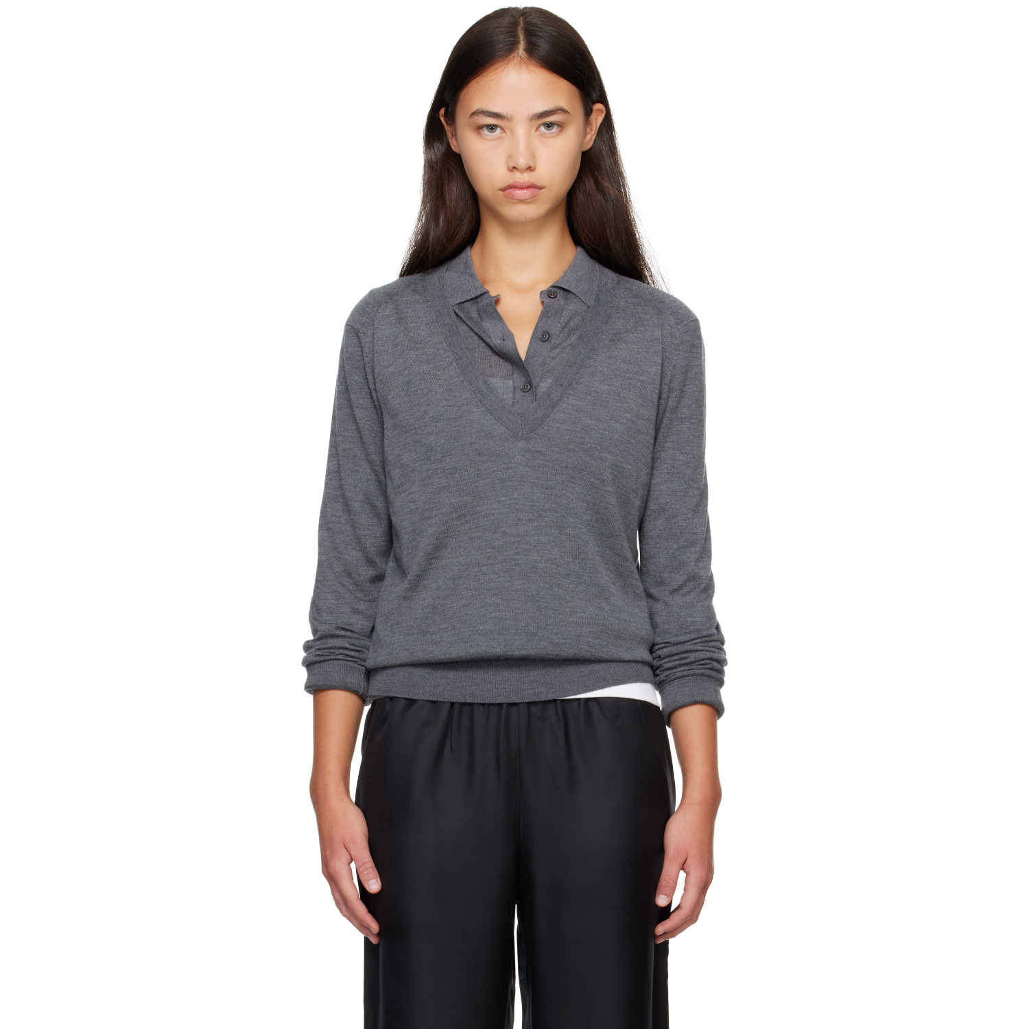 Loulou de Saison Gray Julio LDS Sweater