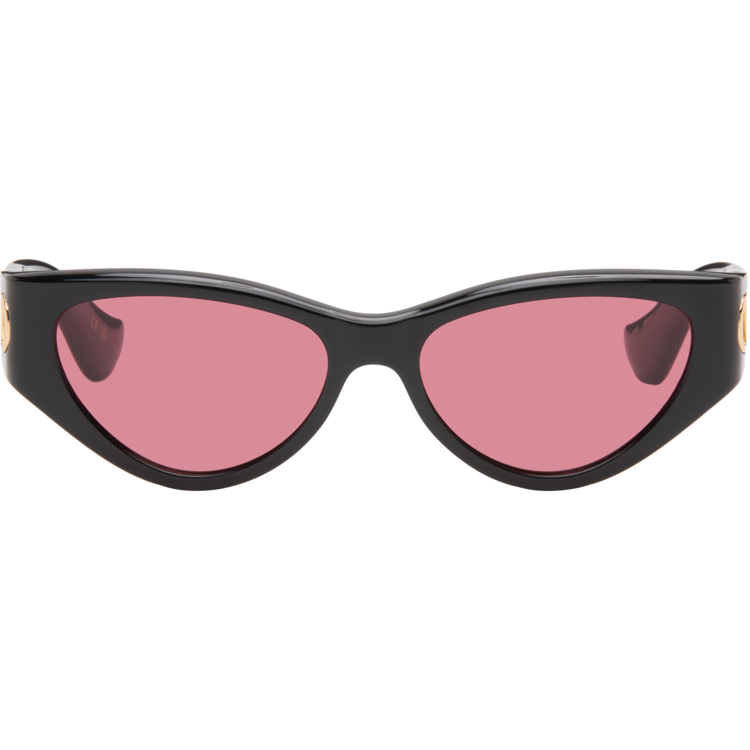 Valentino Black Cat-Eye Acetate Sunglasses