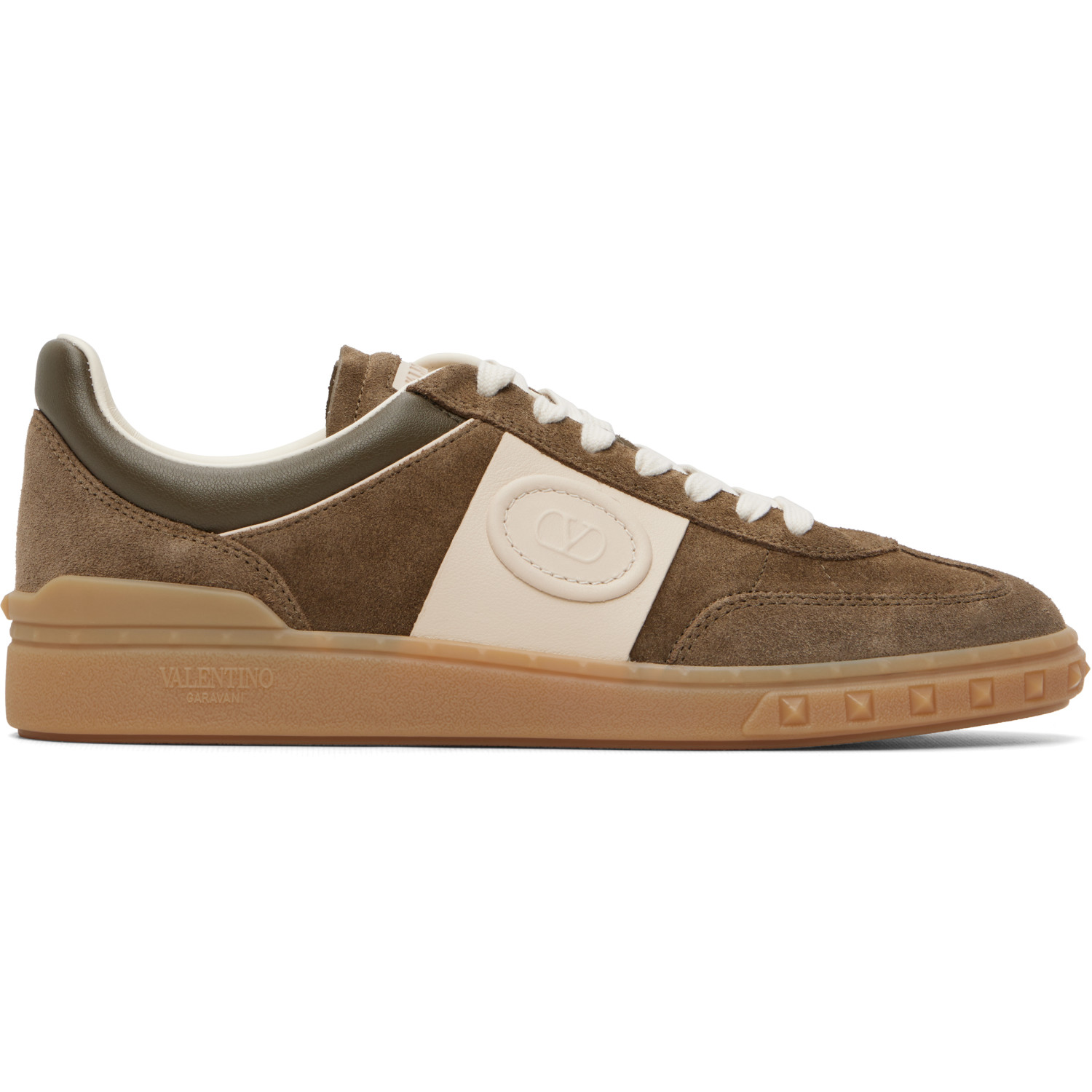 Valentino Garavani Khaki Upvillage Low Top Sneakers