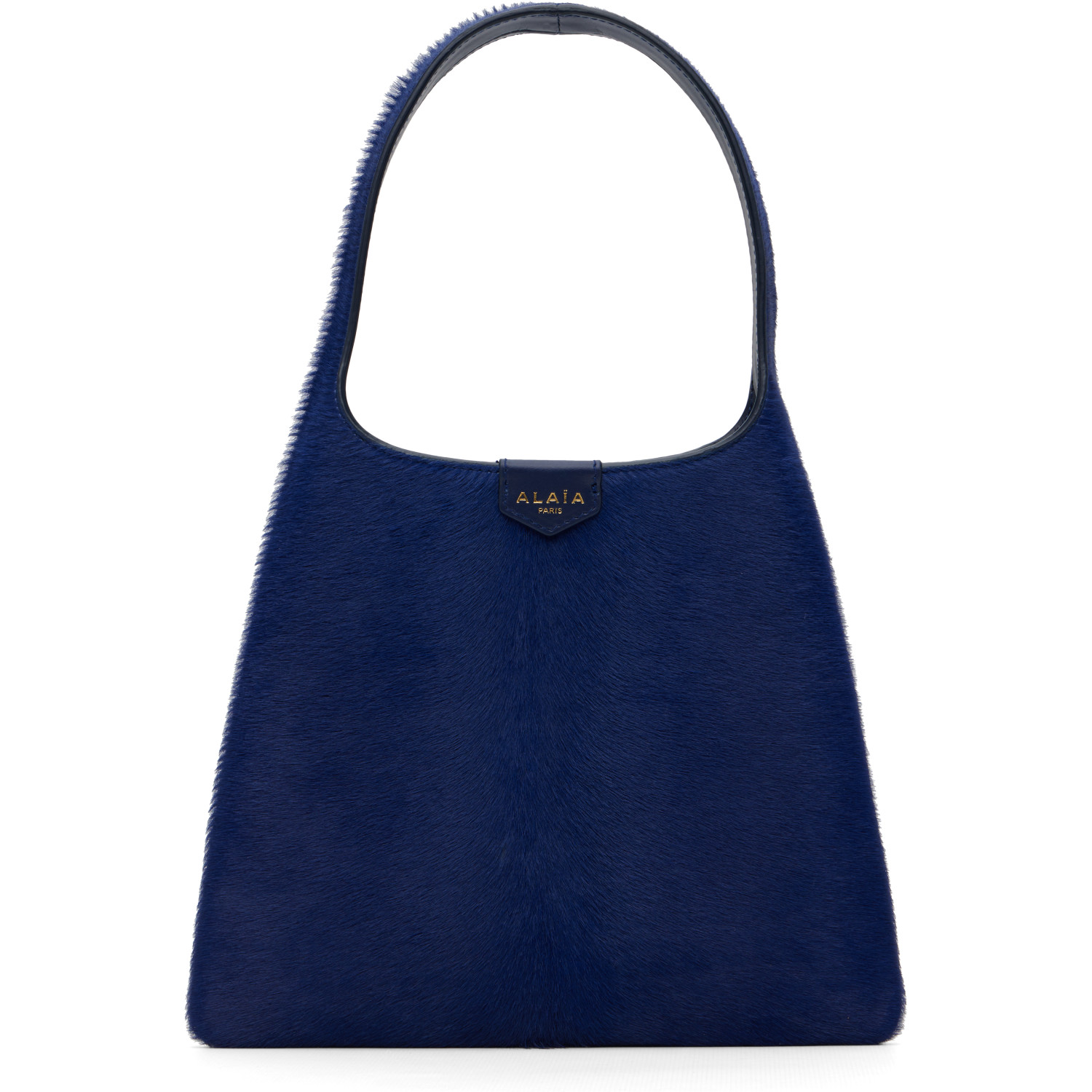 ALAÏA Blue Calfhair Top Handle Bag
