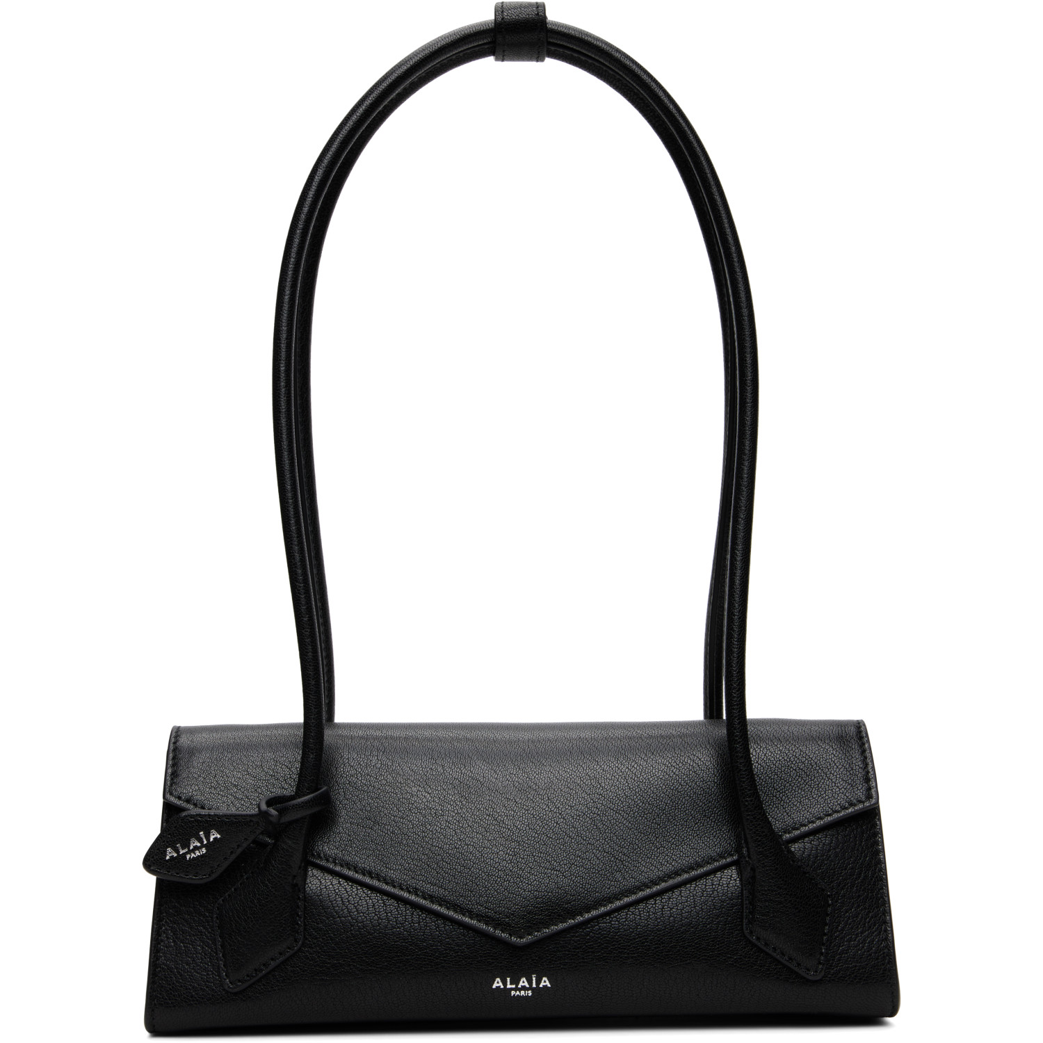 ALAÏA Brown 'Le Teckel' Flap Small Bag