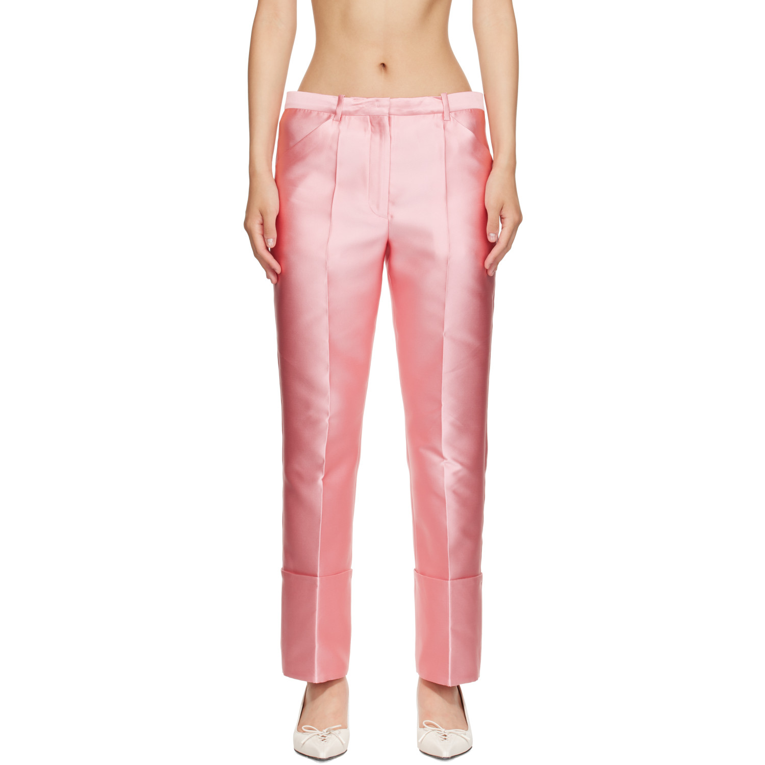 Calvin Klein Collection Pink Eva Trousers