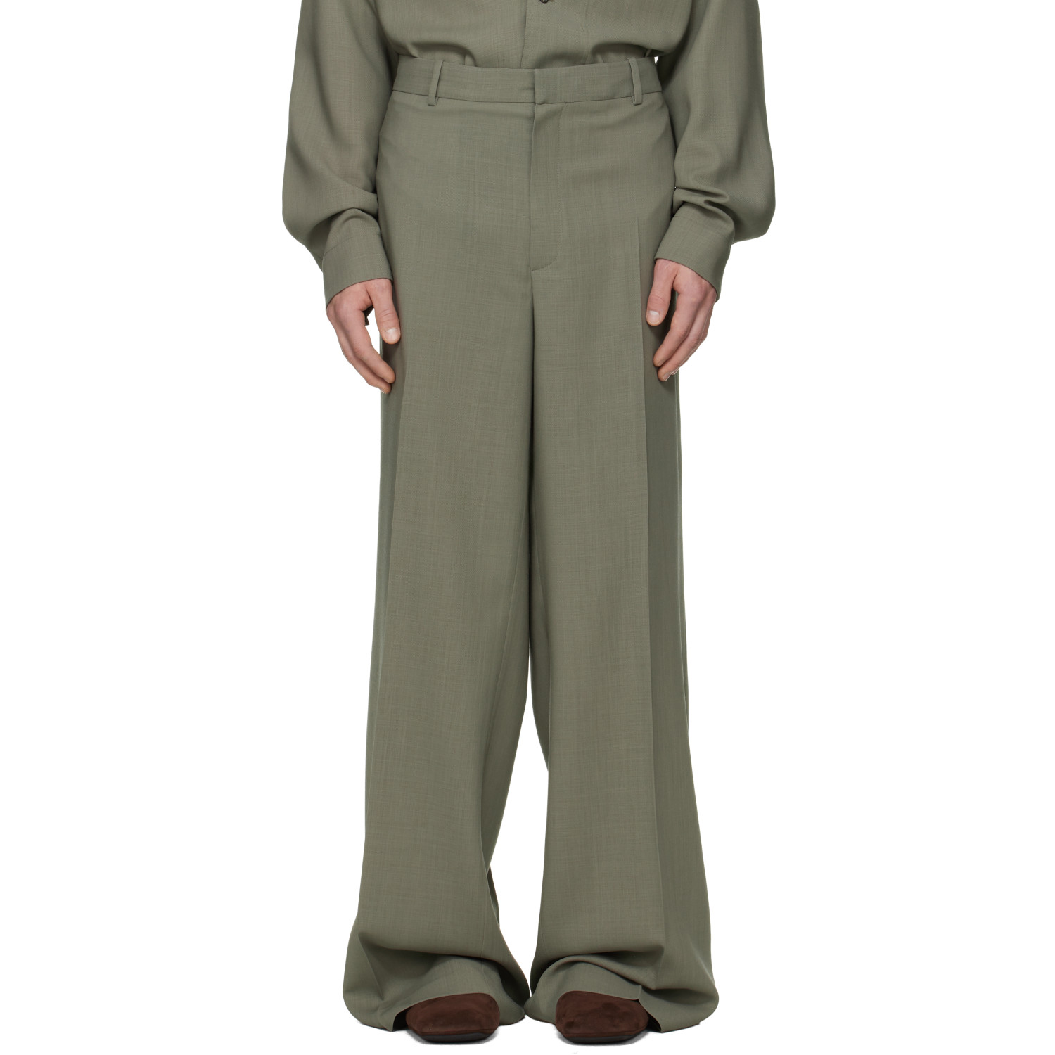 Calvin Klein Collection Taupe Eric Trousers