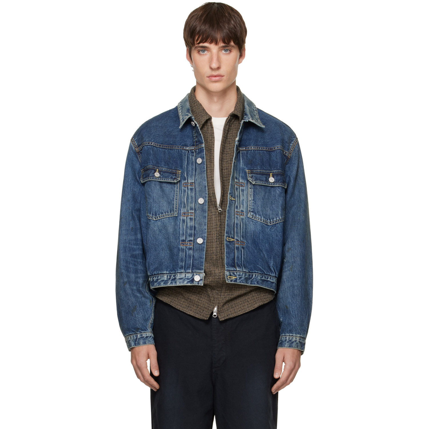 visvim Blue SS 101XX DMGD-1013 Jacket