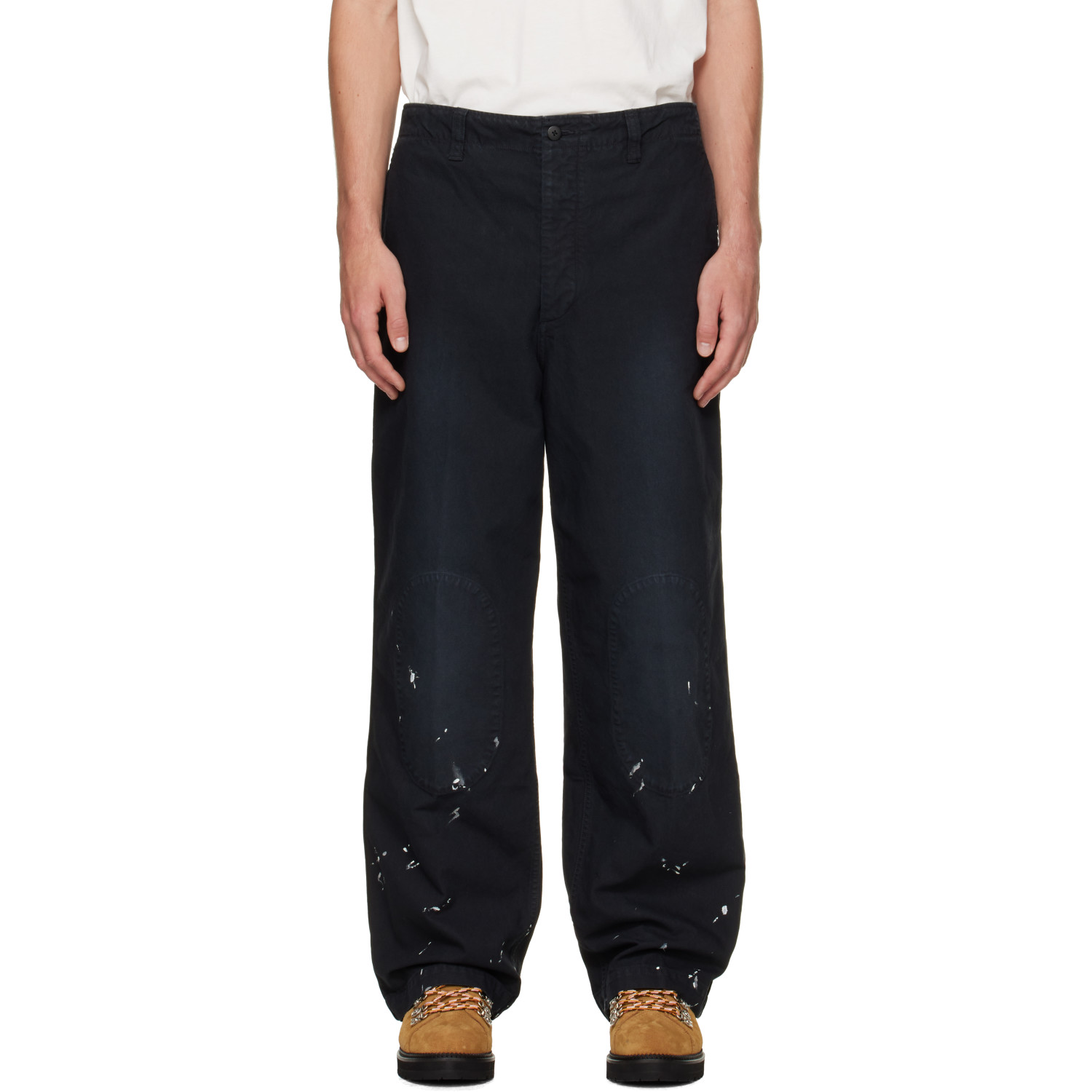 visvim Black Survey Trousers