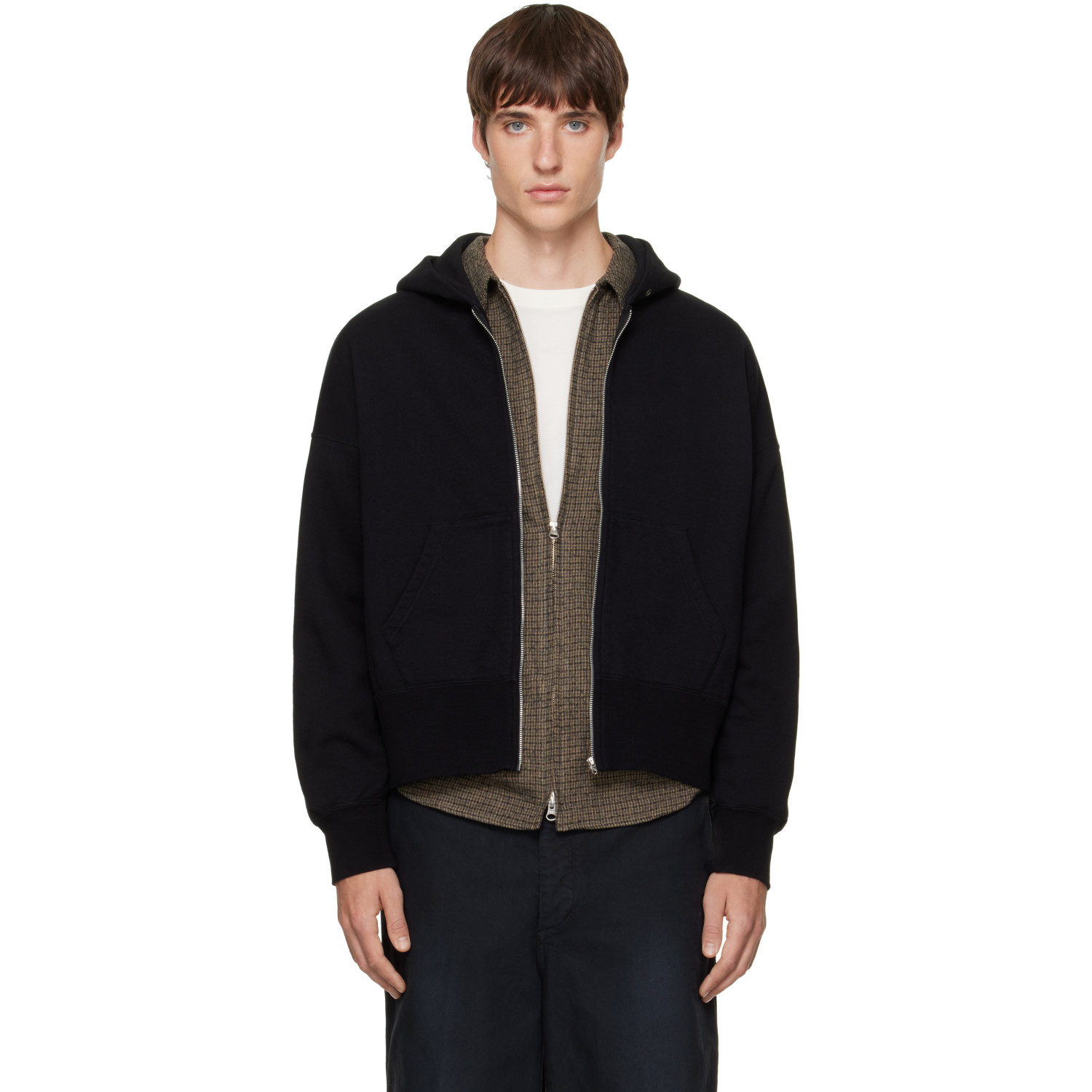 visvim Black Court Hoodie