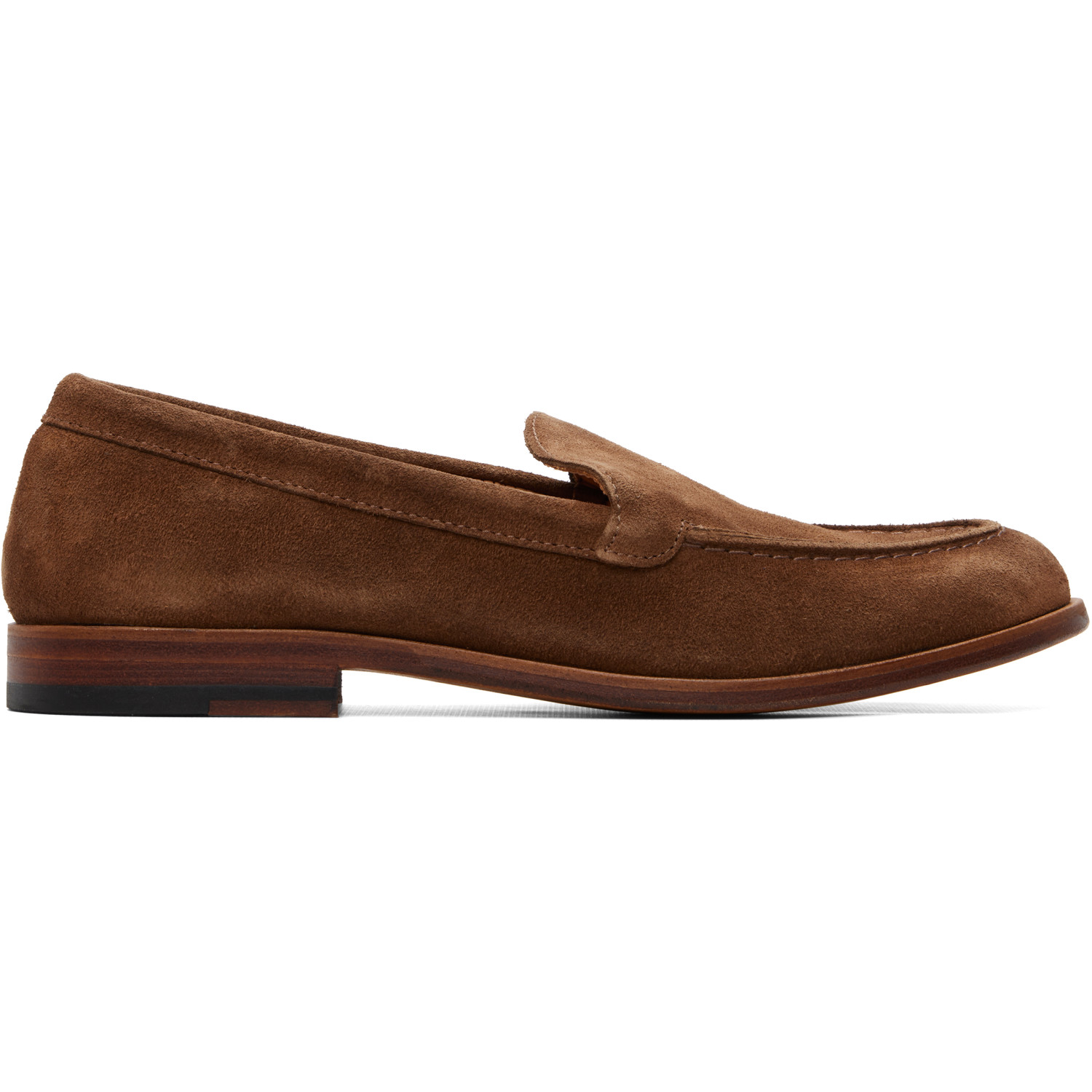 Drake's Brown Suede Henri Summer Loafers