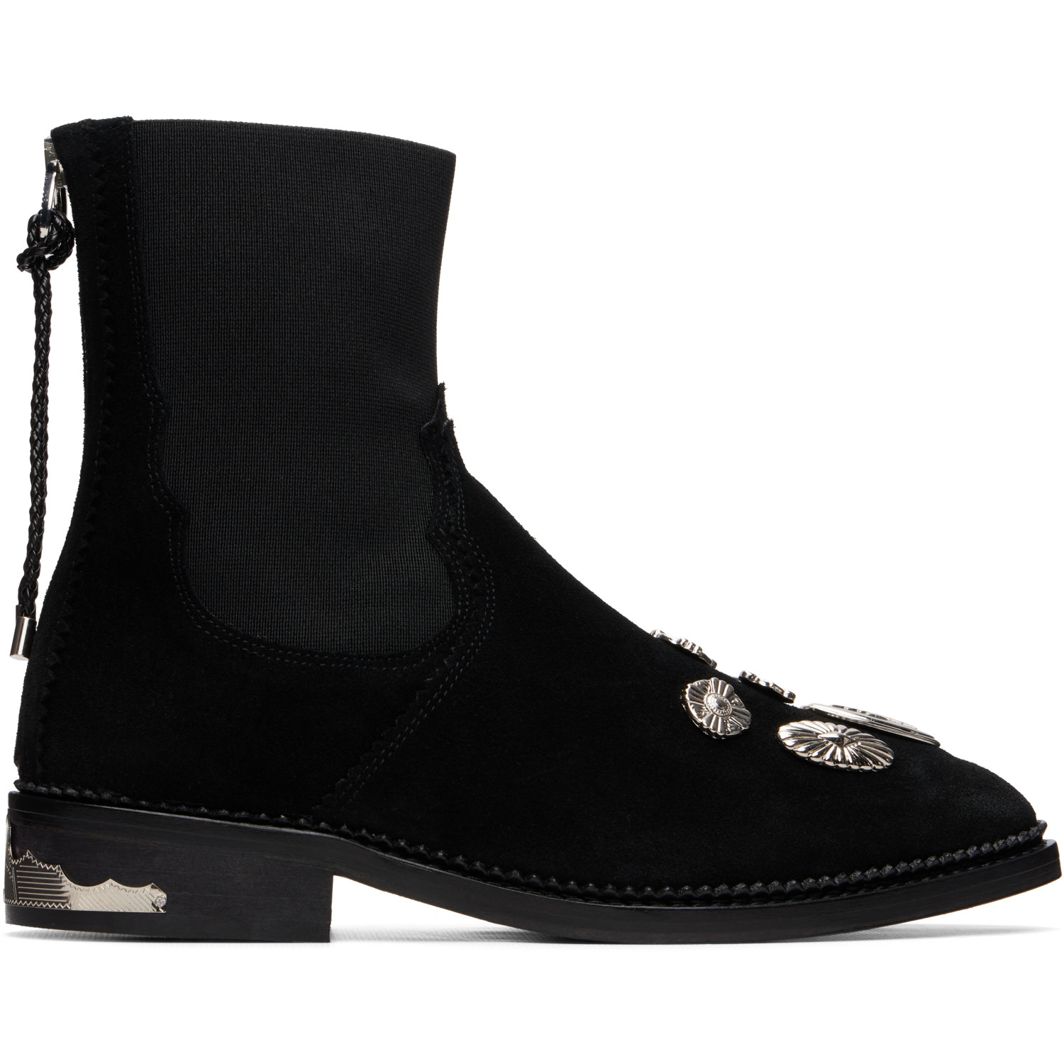 Toga Pulla Black Suede Boots