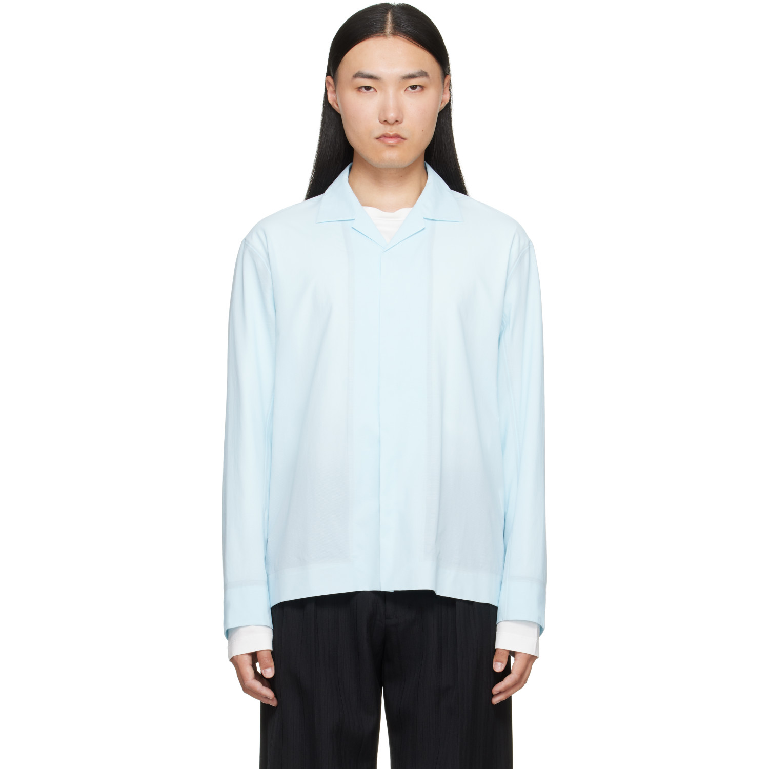 Veilance Blue Cusec LS Shirt