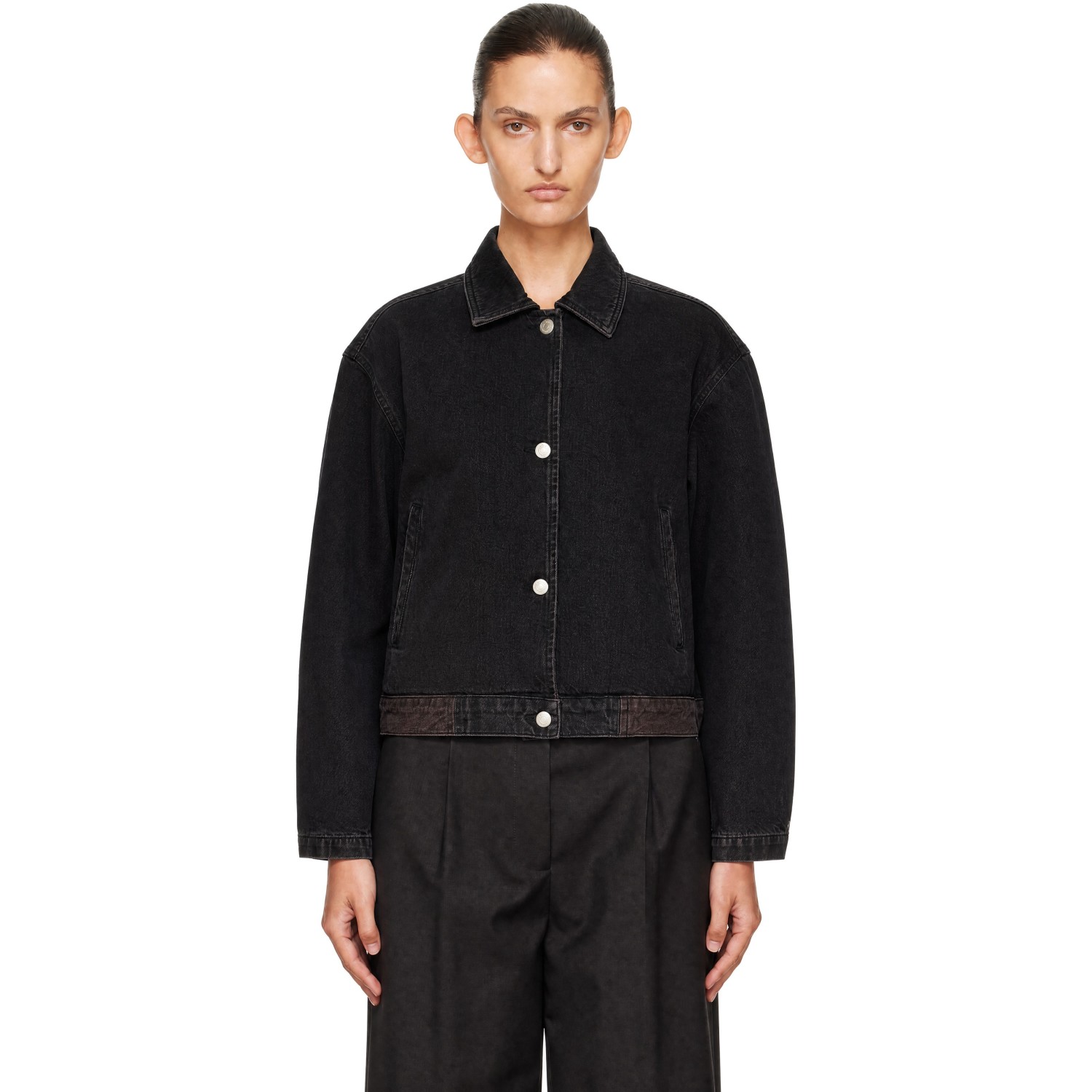 mfpen Black Decorator Denim Jacket