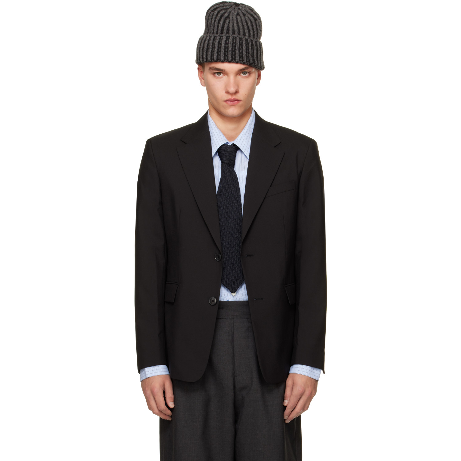 mfpen Black Single Breasted Blazer