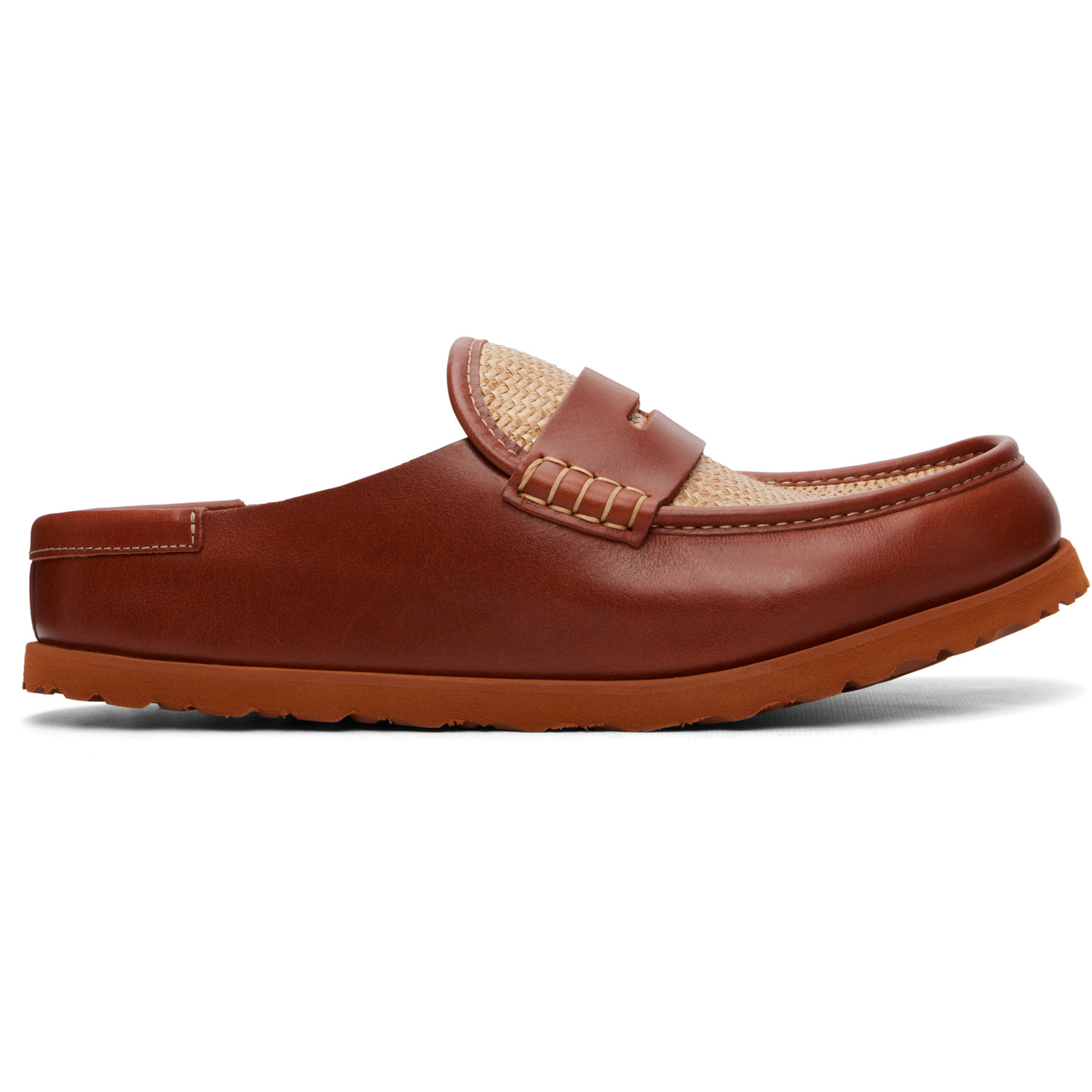 Birkenstock Brown Naples Wrapped Raffia 1774 Loafers